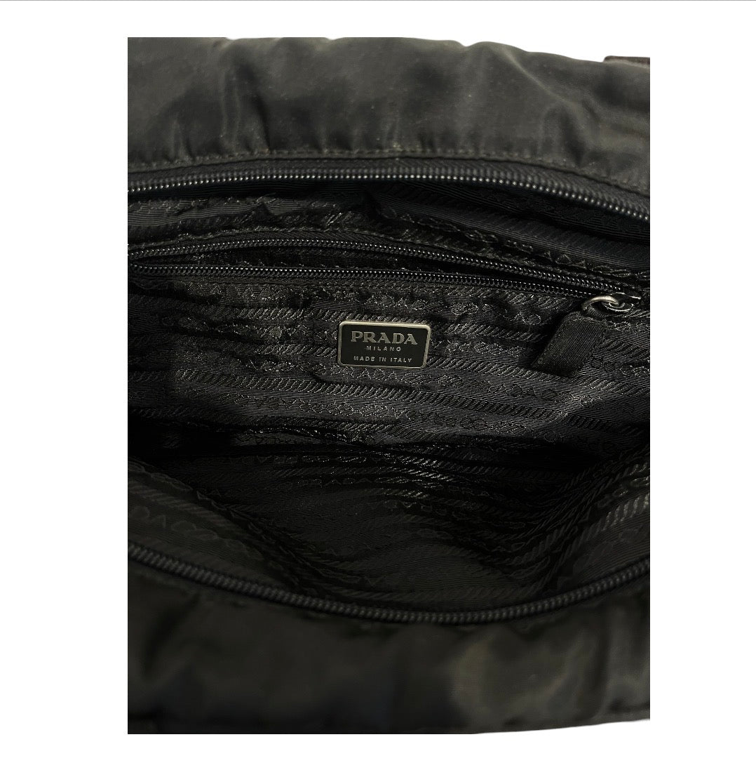 PRADA/Hand Bag/Nylon/BLK/MINI TESSUTO BAG view 4