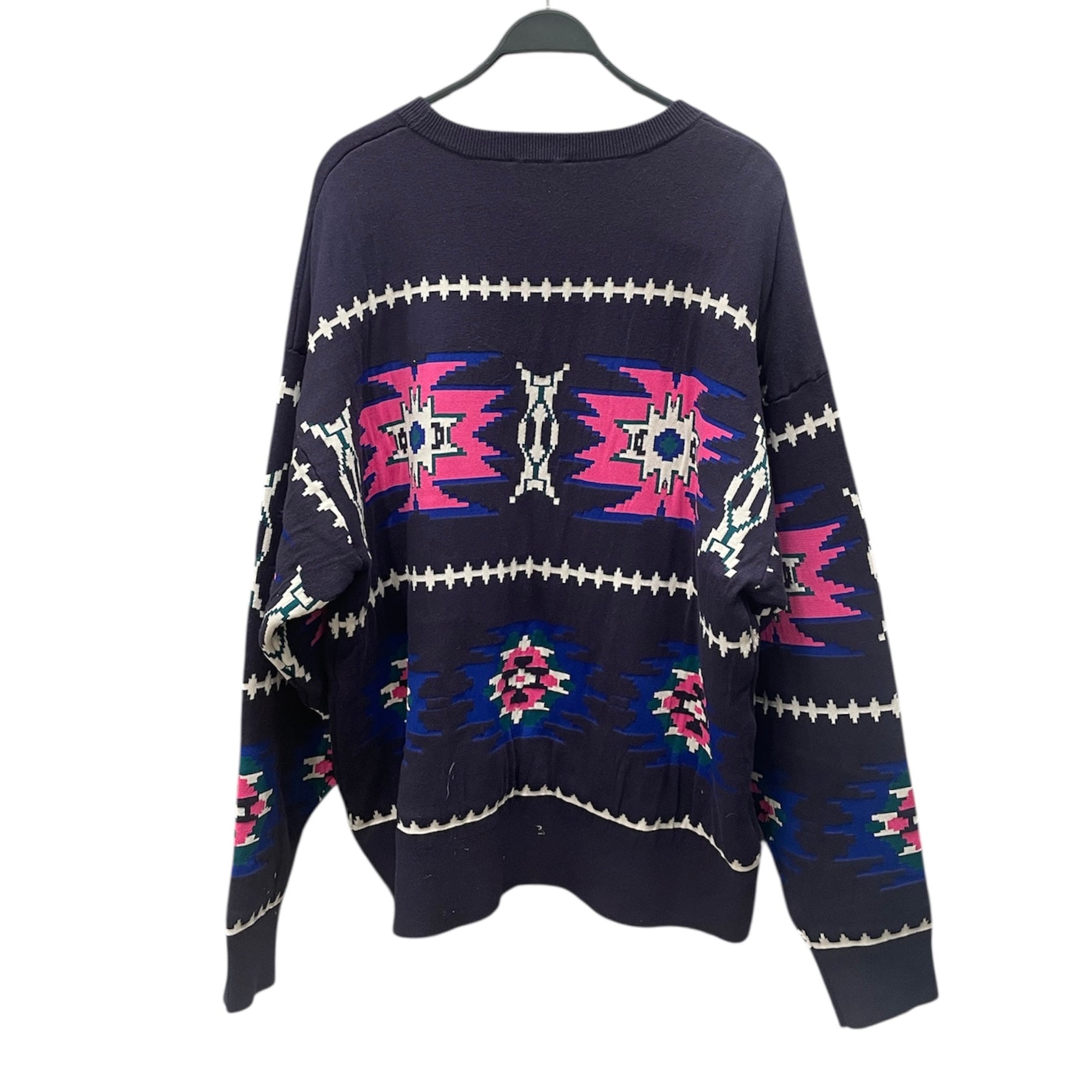 ISABEL MARANT/Heavy Sweater/XL/Cotton/PPL/JACQUARD MALDEN CREWNECK view 2