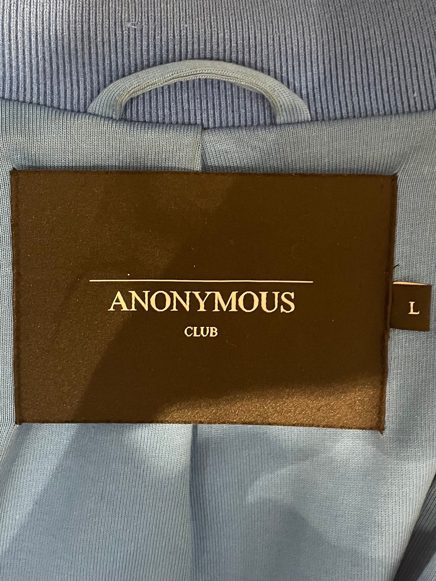 ANONYMOUS CLUB/Track Jkt/L/Cotton/BLU/CLUB COUTURE SHOULDER PADS view 3