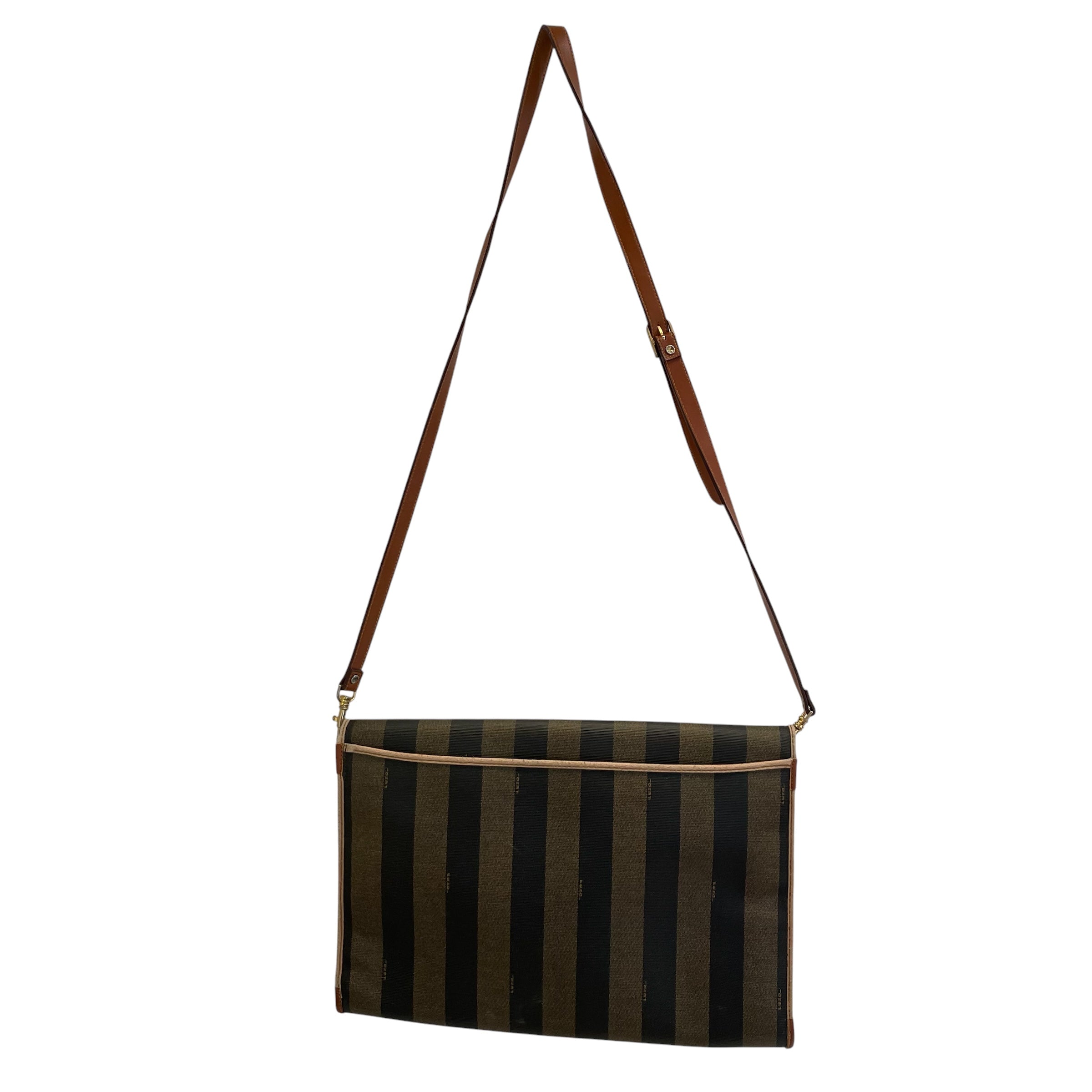 FENDI/Cross Body Bag/Stripe/GRY/PEQUIN VTG CROSSBODY view 2