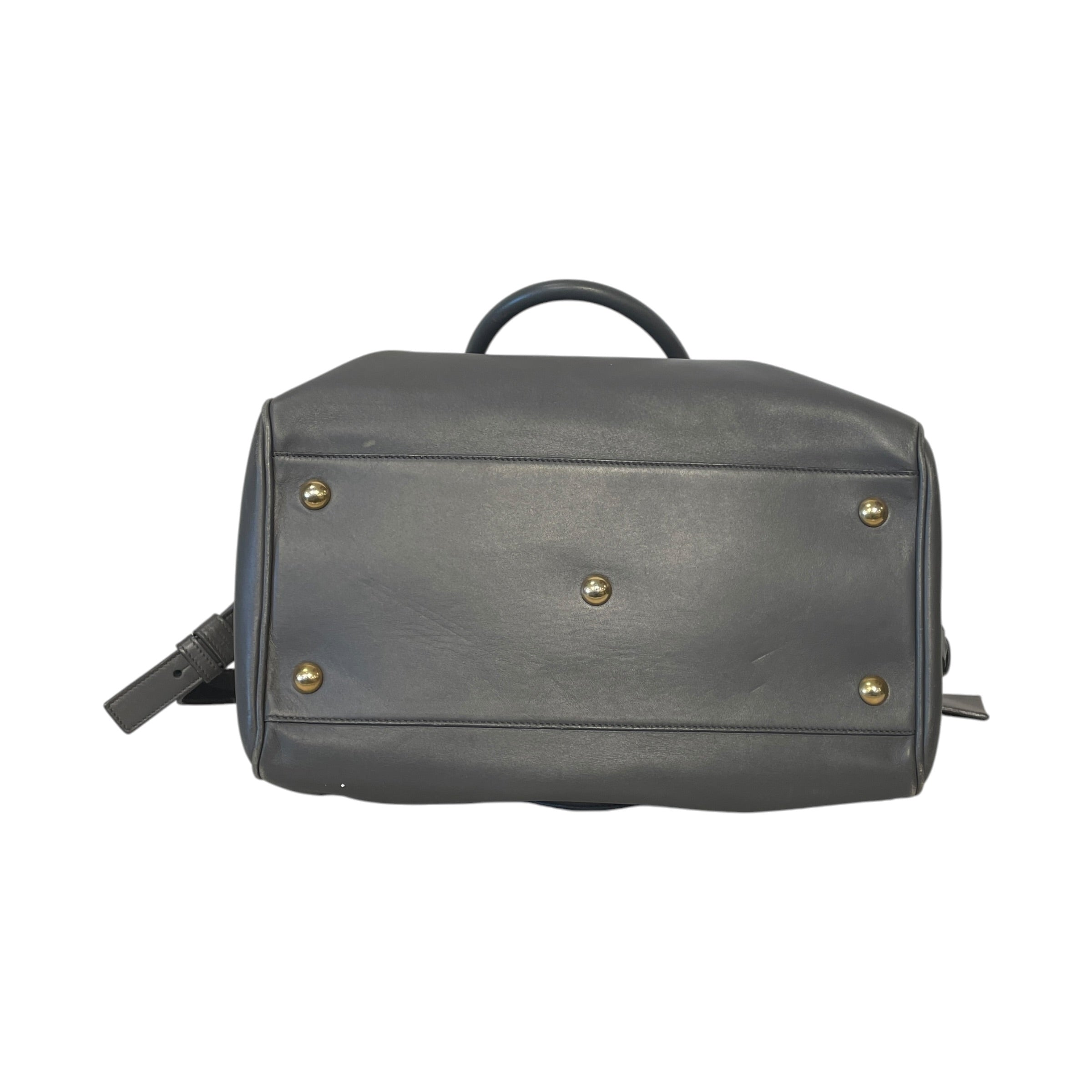 SAINT LAURENT/Hand Bag/Leather/GRY/LEATHER CLASSIC DUFFLE view 3