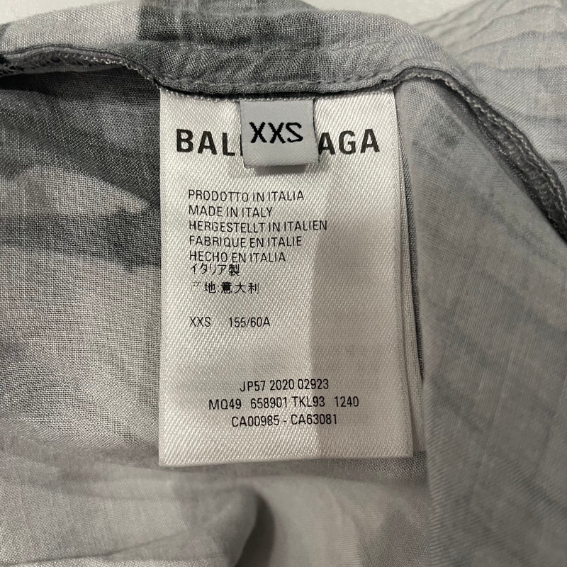 BALENCIAGA/Skinny Pants/XXS/Cotton/GRY/PARIS POSTCARD LOUNGE PANTS