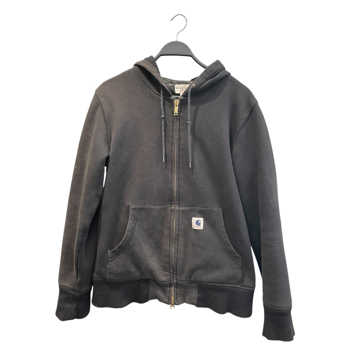 Adam Kimmel/Carhartt/Zip Up Hoodie/M/BLK/Gold Double Zip view 1