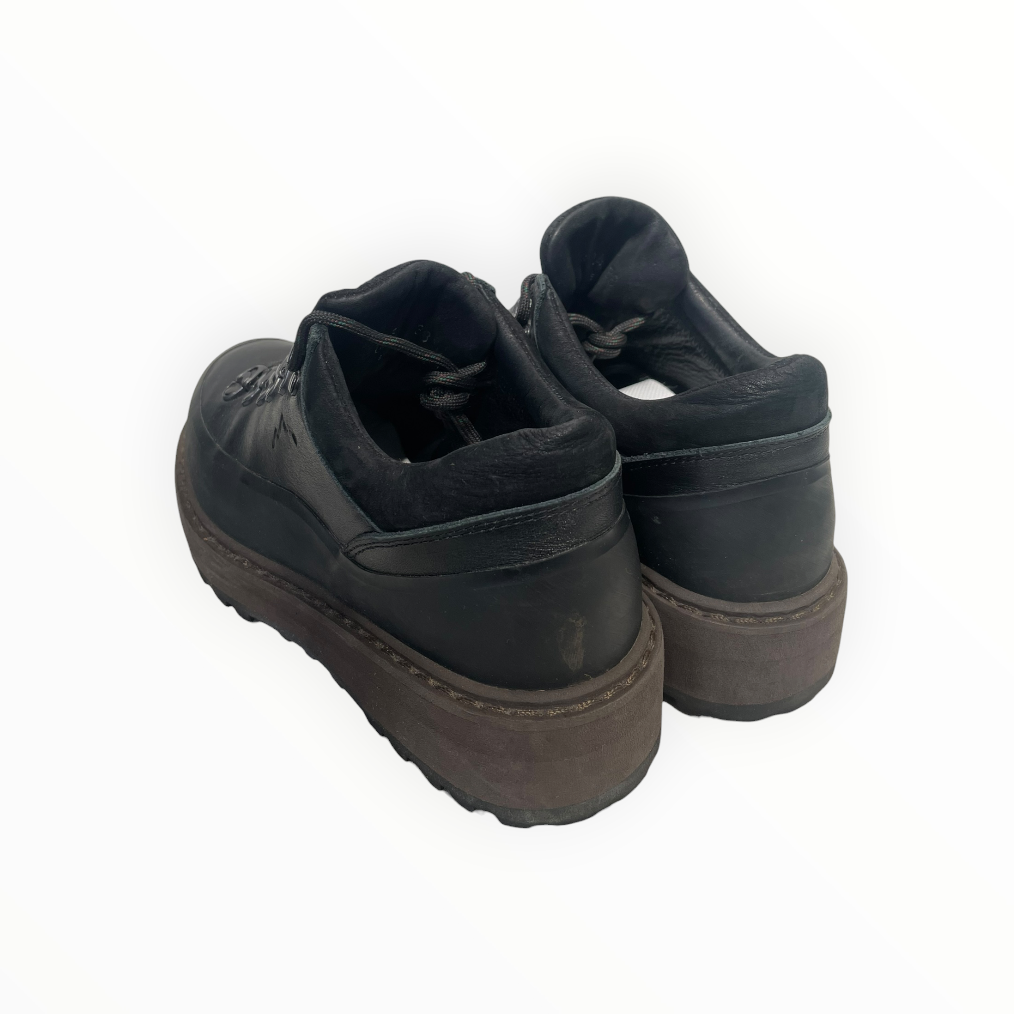 diemme/Loafers/EU 38/Leather/BLK/green in the laces view 2