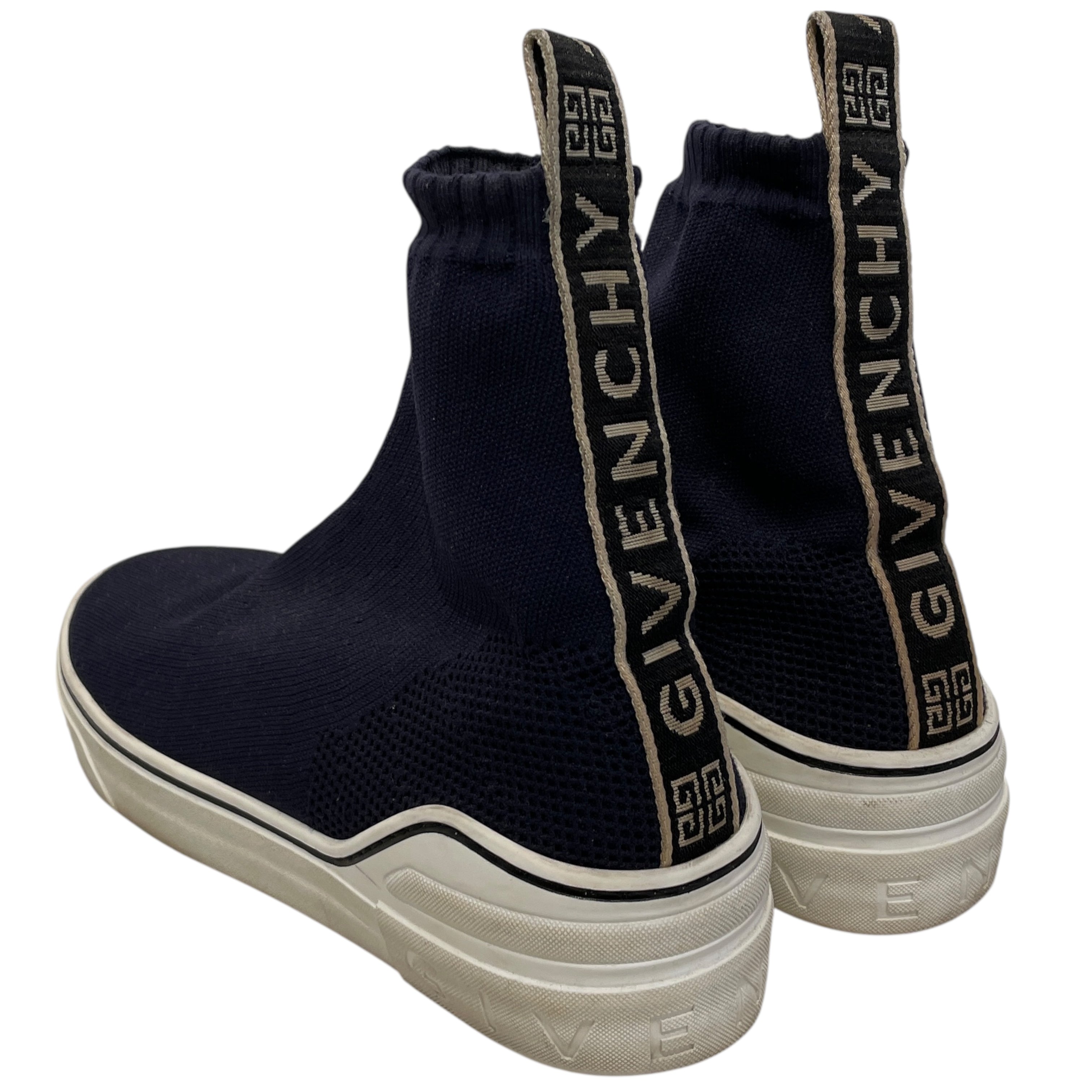 GIVENCHY/Shoes/EU 40/Cotton/NVY/SOCK SNEAKERS view 2