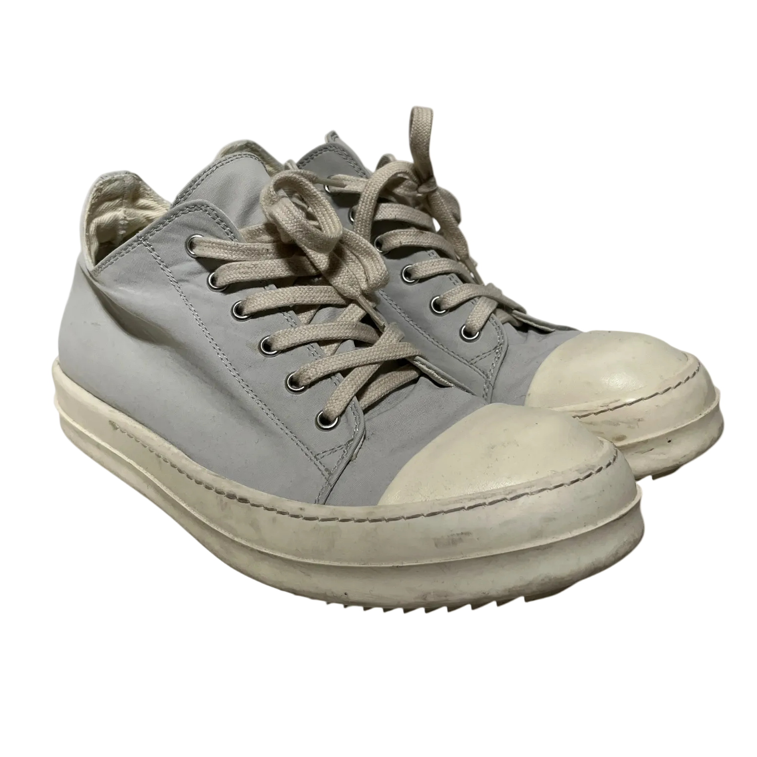 Rick Owens/Low-Sneakers/US 8/Cotton/SLV/DRKSHDW LOW TOP view 1