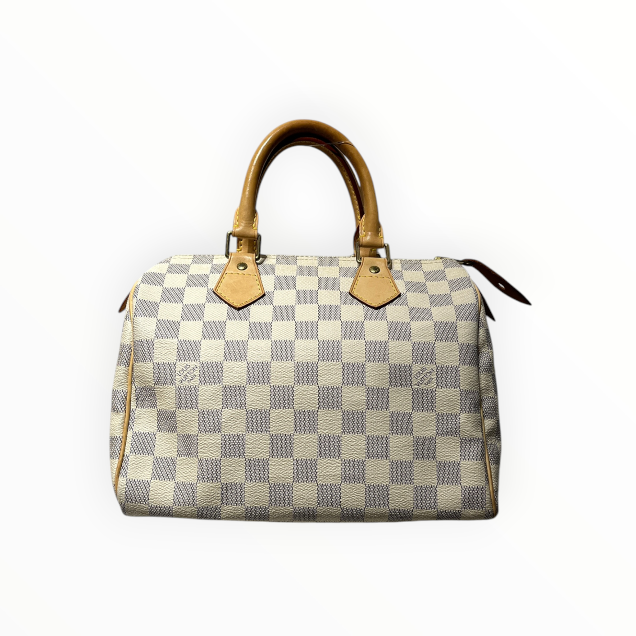 LOUIS VUITTON/Hand Bag/Leather/WHT/azur speedy 25 view 2