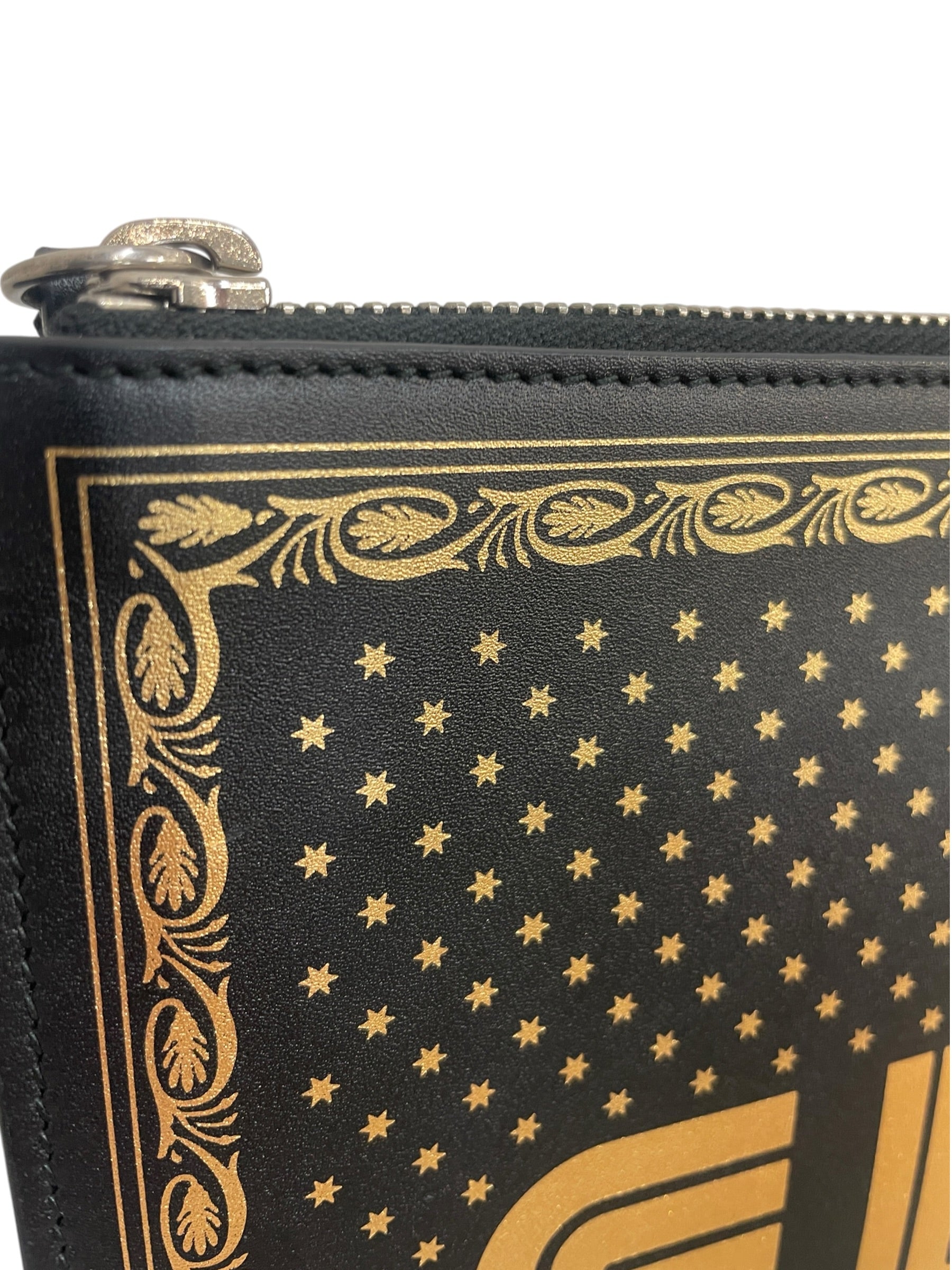 GUCCI/Pouch/All Over Print/Leather/BLK/eather guccy clutch view 5