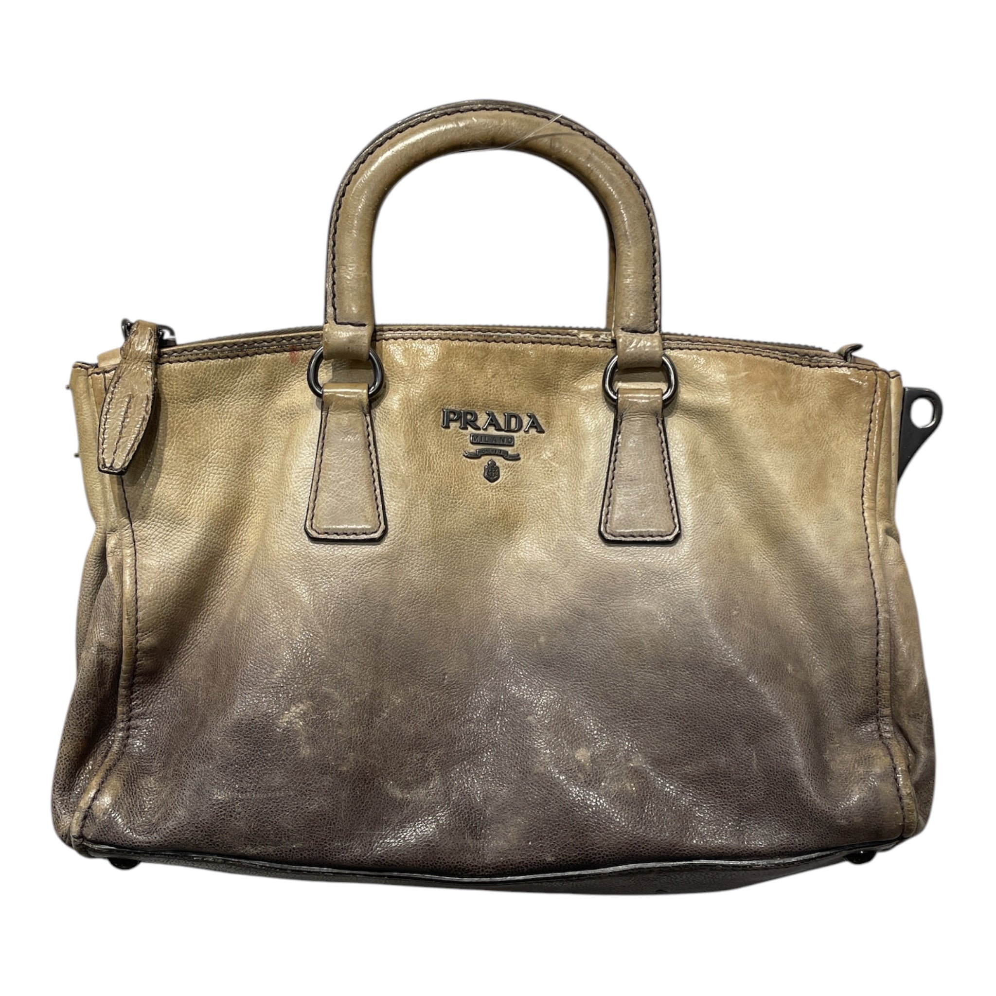PRADA/Bag/Leather/GRY/GLACE CALF LEATHER OMBRE view 1