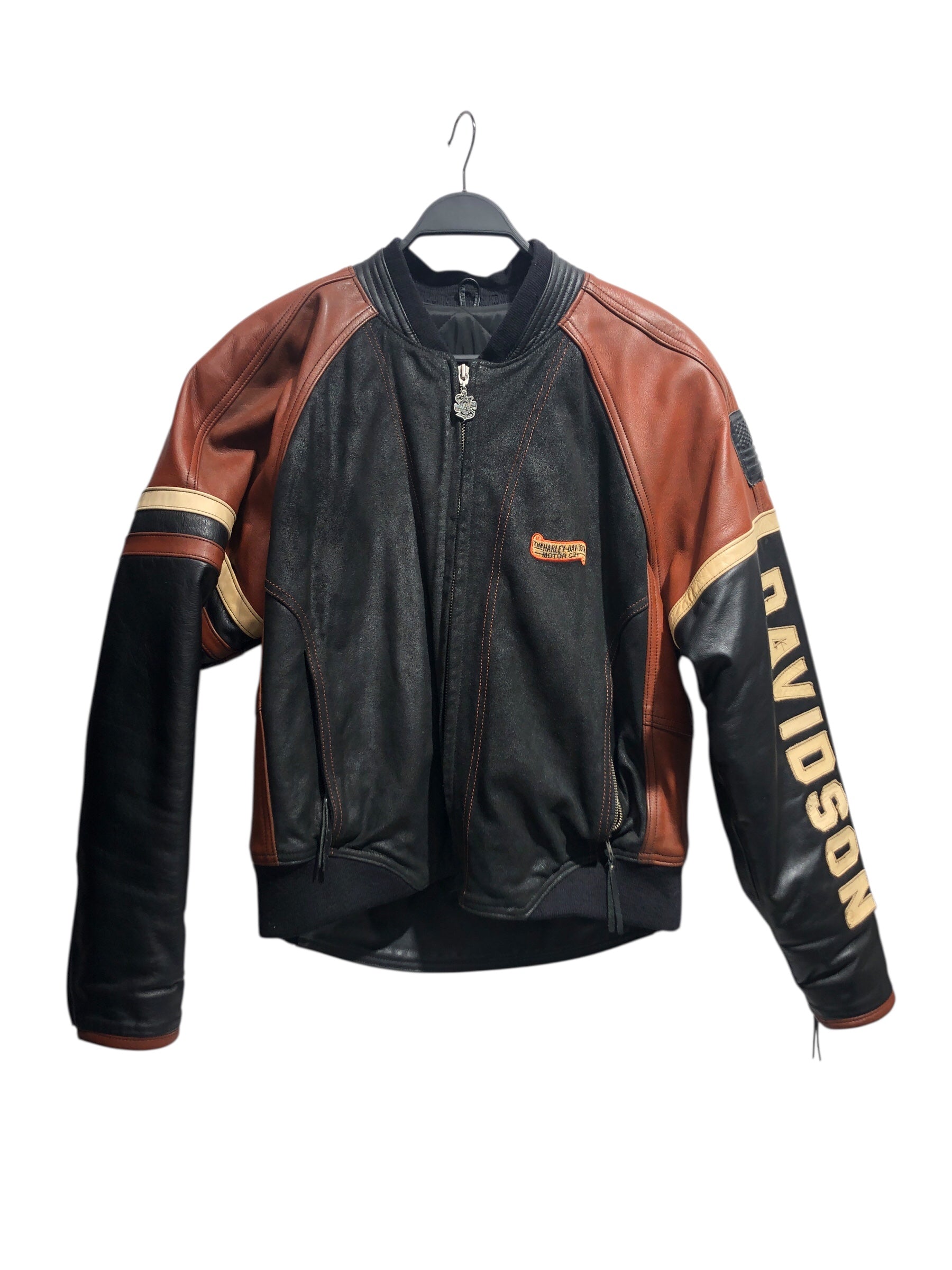 HARLEY DAVIDSON/Leather Jkt/L/Leather/BLK/ view 1