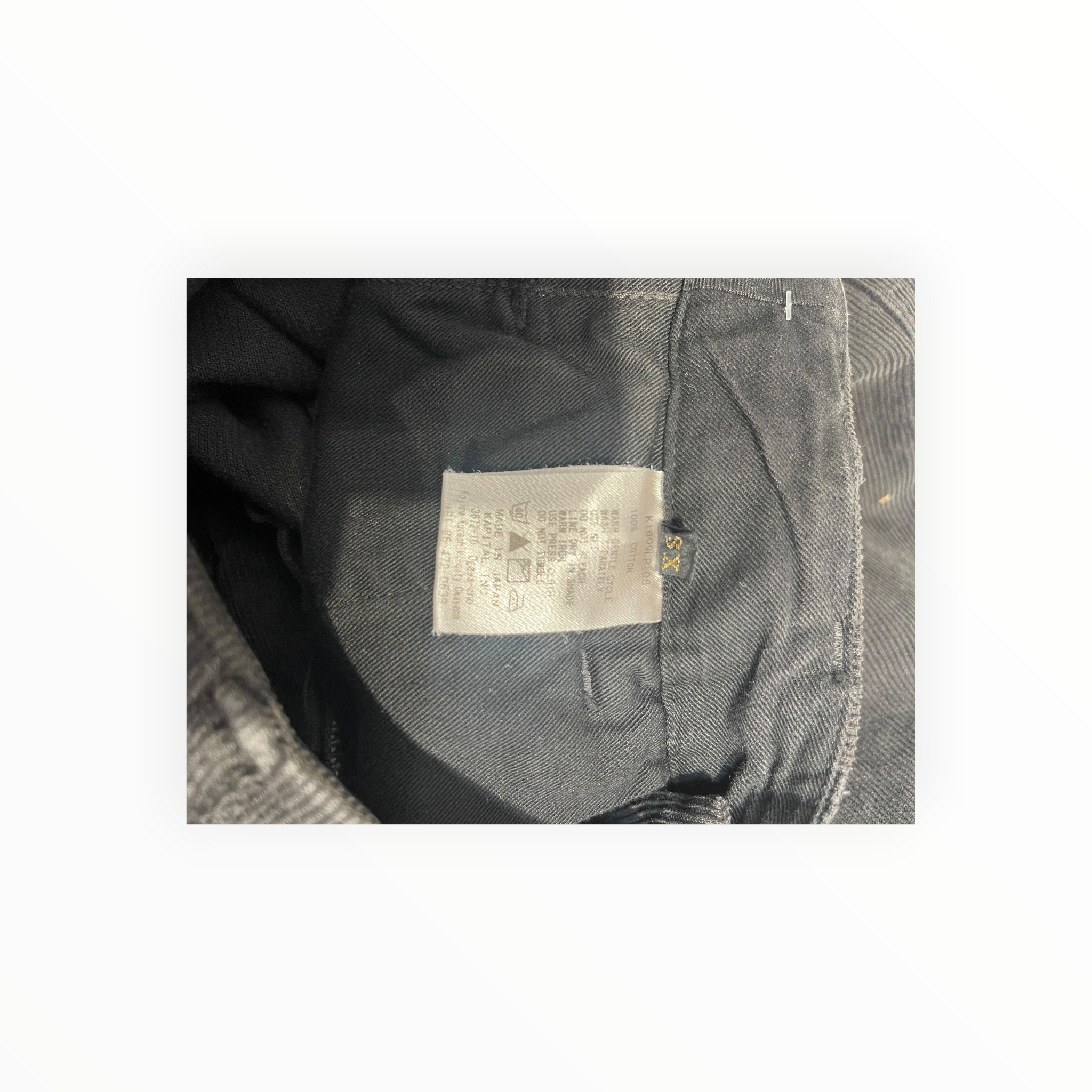 KAPITAL/Bottoms/XS/Corduroy/BLK/CORDUROY PANT view 5