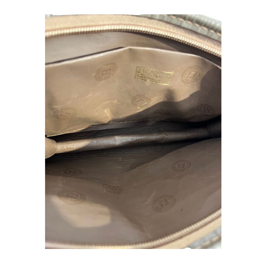 FENDI/Clutch Bag/S/Monogram/Leather/BEG/CLUTCH POUCH view 4