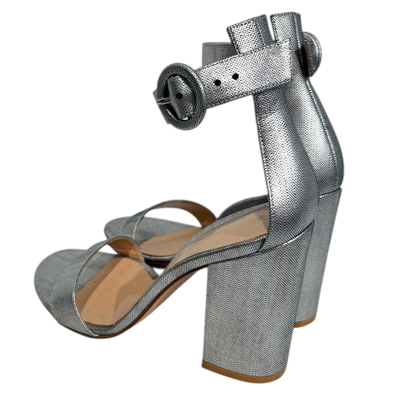 Gianvito Rossi/Heels/EU 37/Leather/SLV/Ankle Strap/ view 2