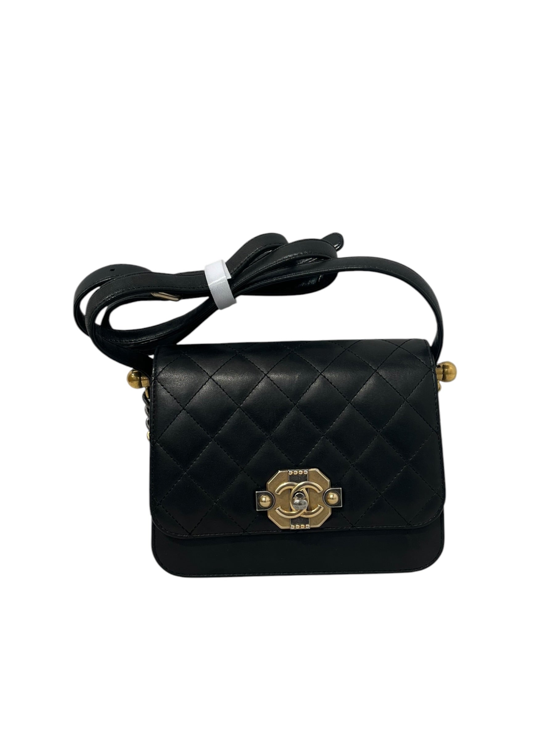 CHANEL/Bag/Leather/BLK/PARIS COSMO RITZ FLAP BAG view 1