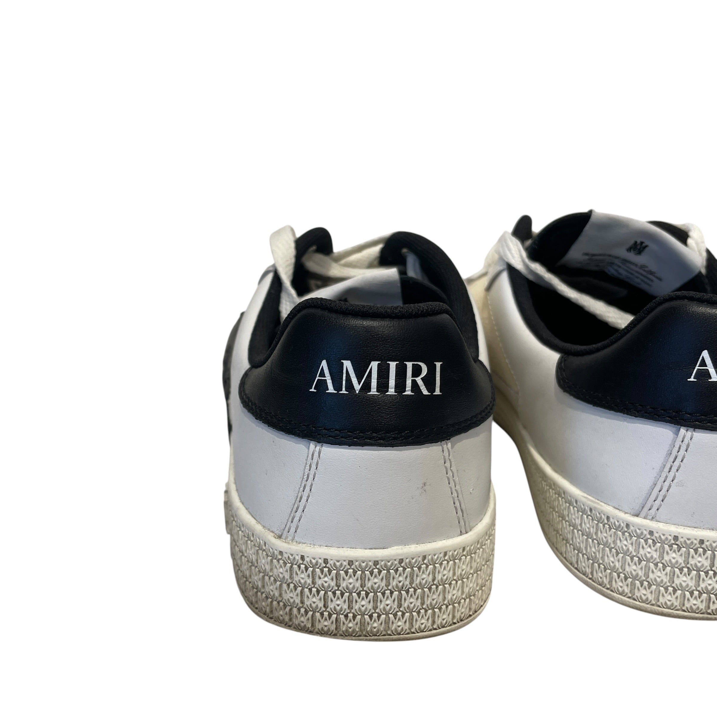 AMIRI/Low-Sneakers/US 12/Leather/WHT/PACIFIC LOW BLACK STARS view 5