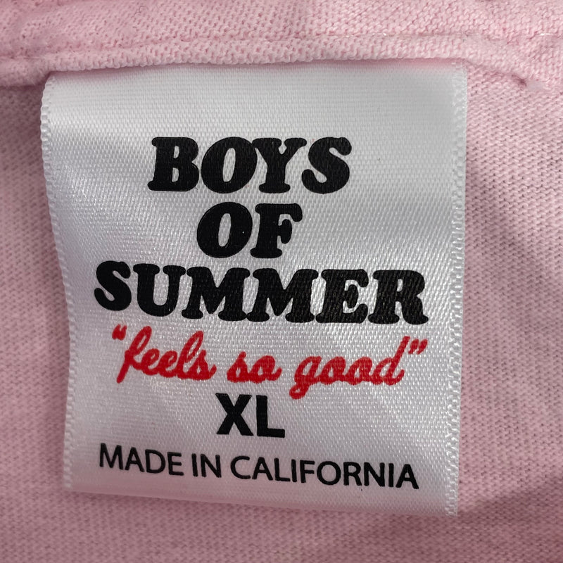BOYS OF SUMMER/T-Shirt/XL/Cotton/PNK/Boys of Summer back graphic
