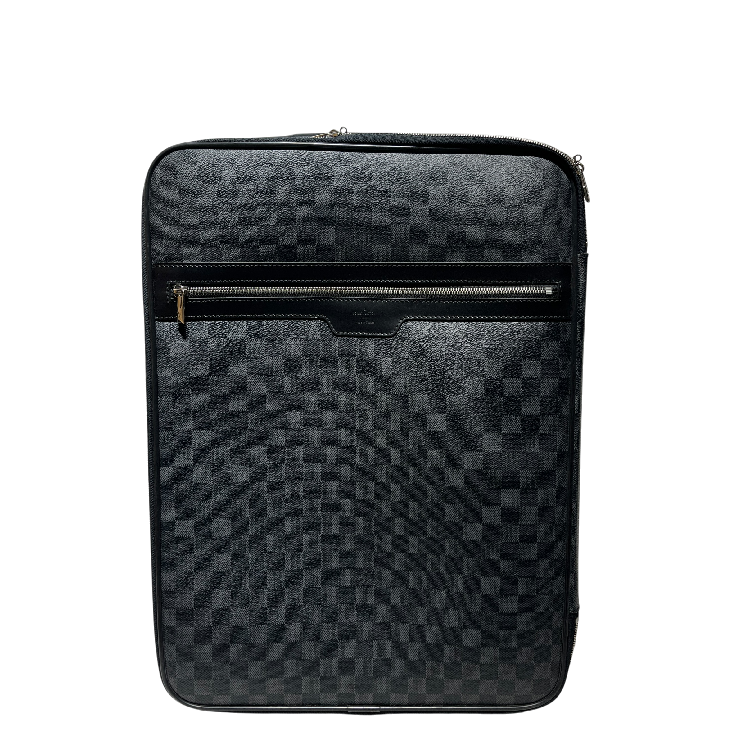 LOUIS VUITTON/Luggage/Monogram/Leather/BLK/Pegase Travel view 1