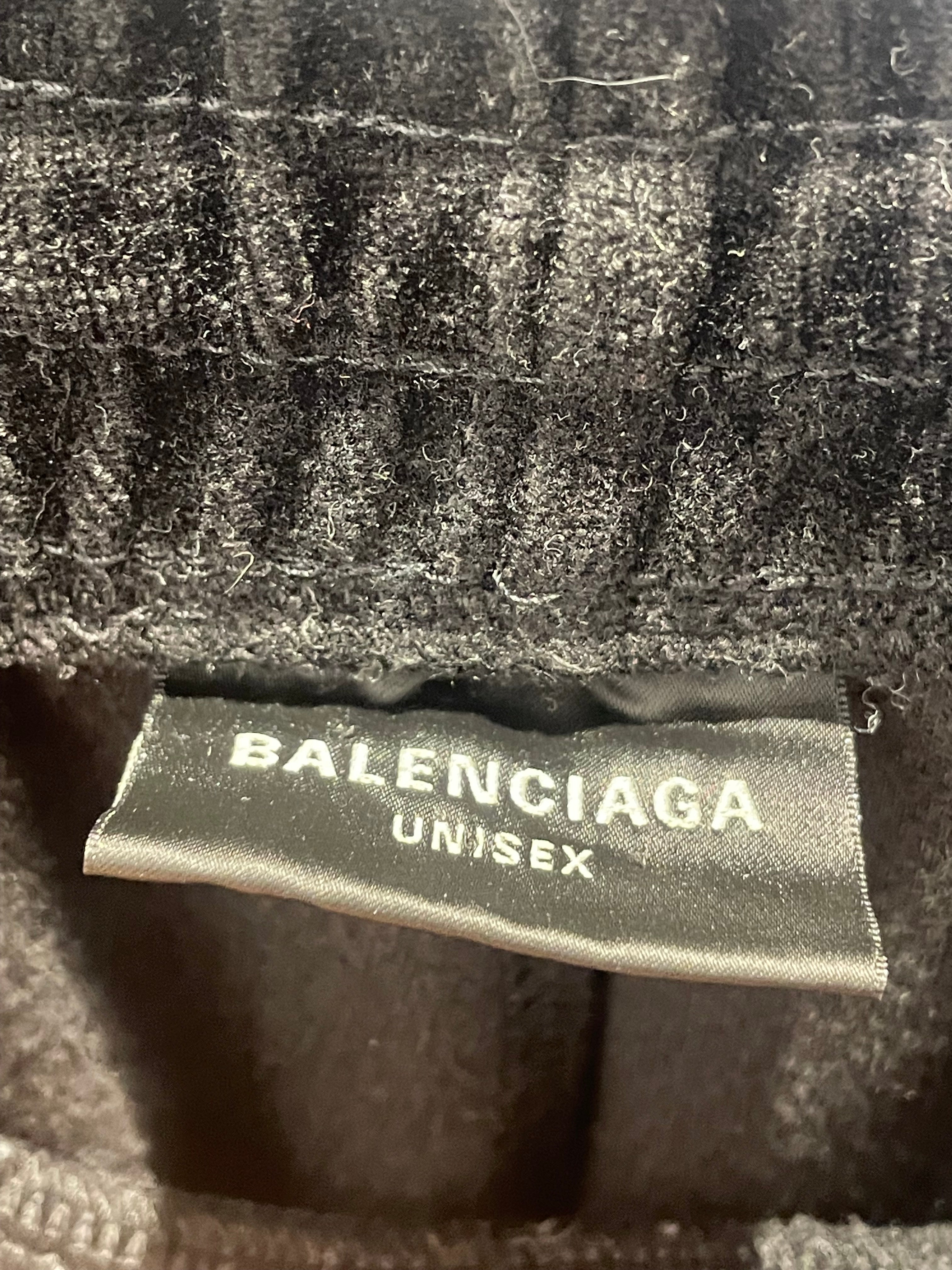 BALENCIAGA/Pants/S/Velour/BLK/Political Campaign view 3