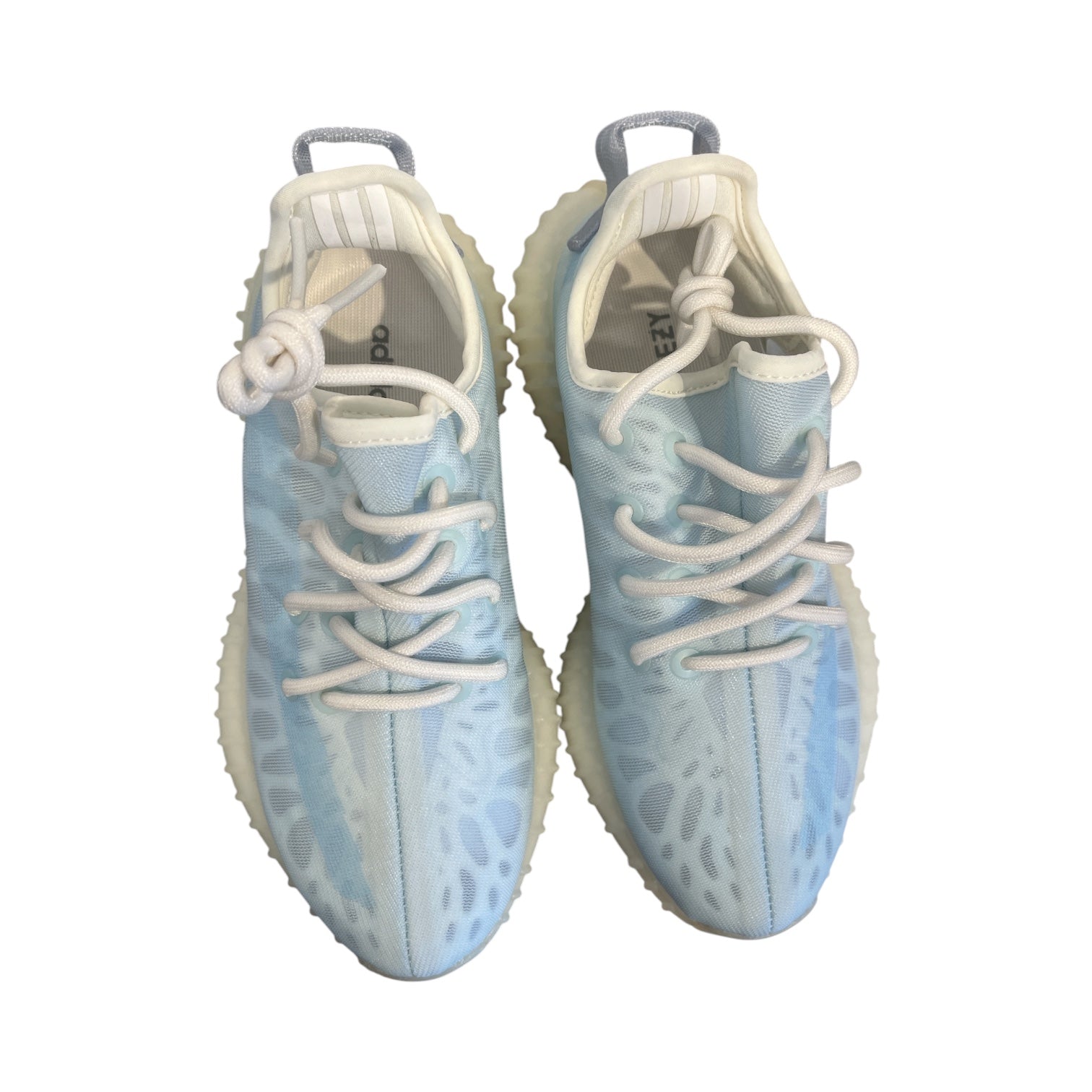 YEEZY/Low-Sneakers/US 4/Cotton/BLU/350 V2 MONO ICE view 3
