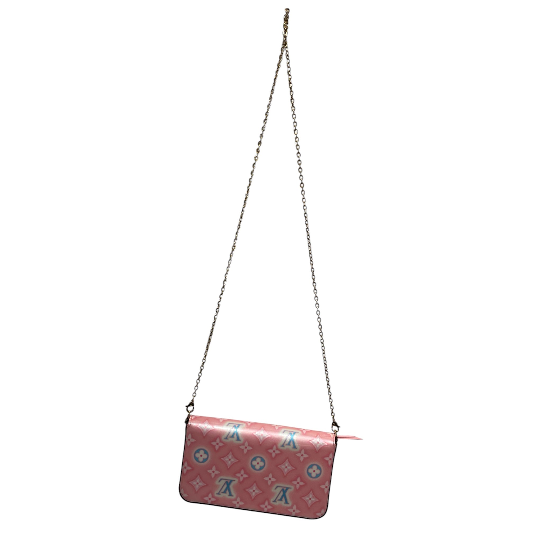 LOUIS VUITTON/Hand Bag/Monogram/Leather/PNK/pochette felicie view 3