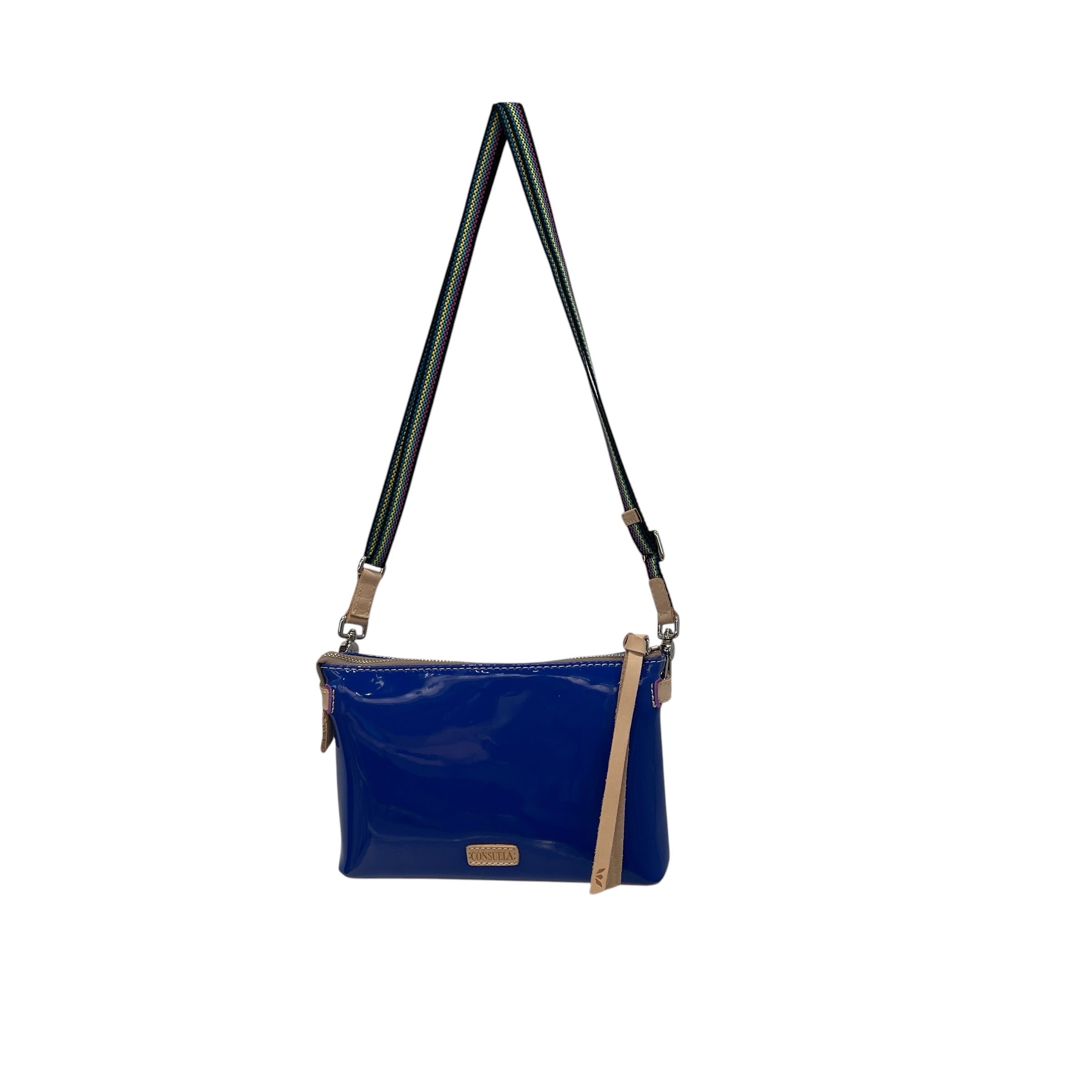 Consuela/Cross Body Bag/Floral Pattern/Leather/BLU/Midtown Crossbody Mango view 2
