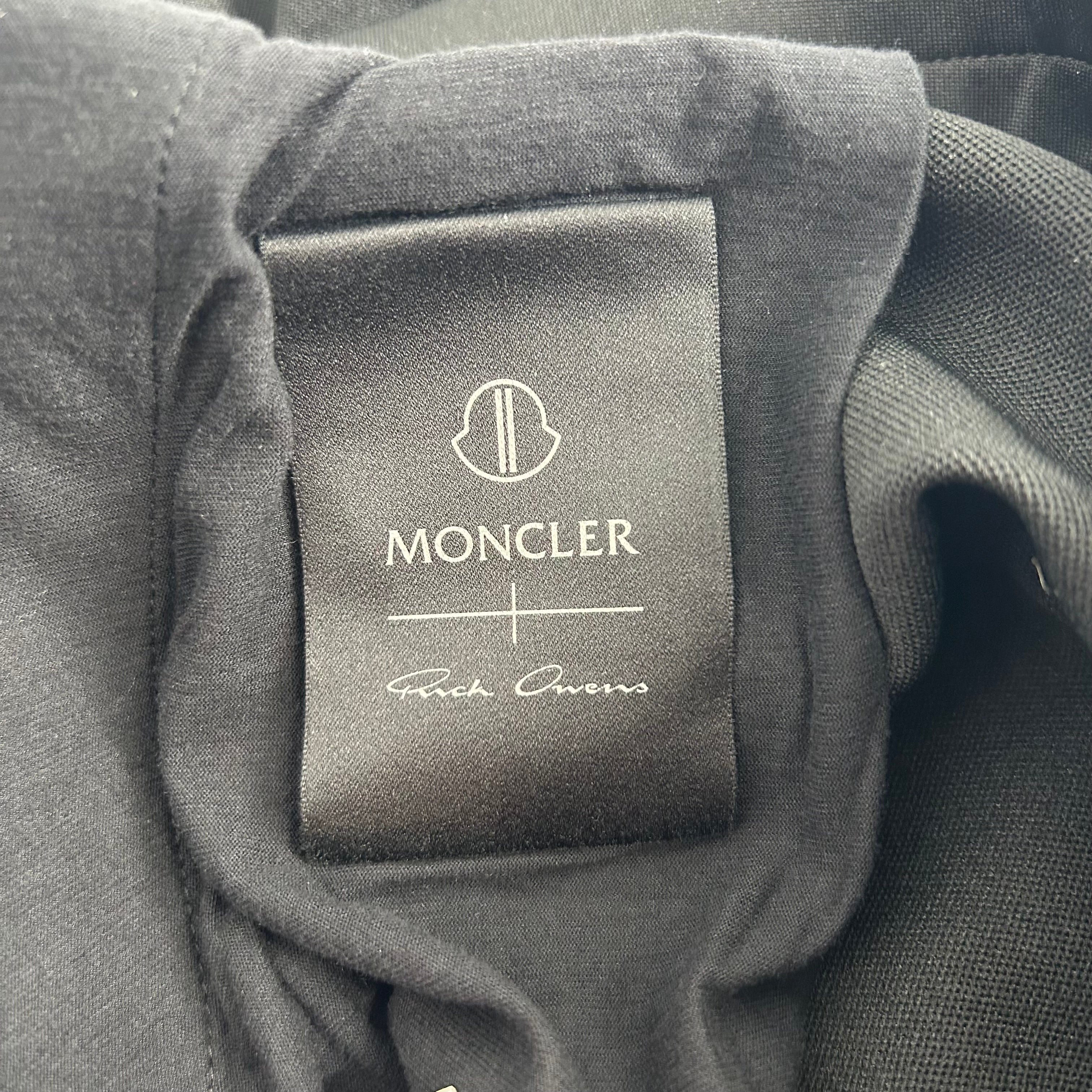 Rick Owens/MONCLER/Pants/S/Cotton/BLK/F209N8H7 JOGGERS view 3