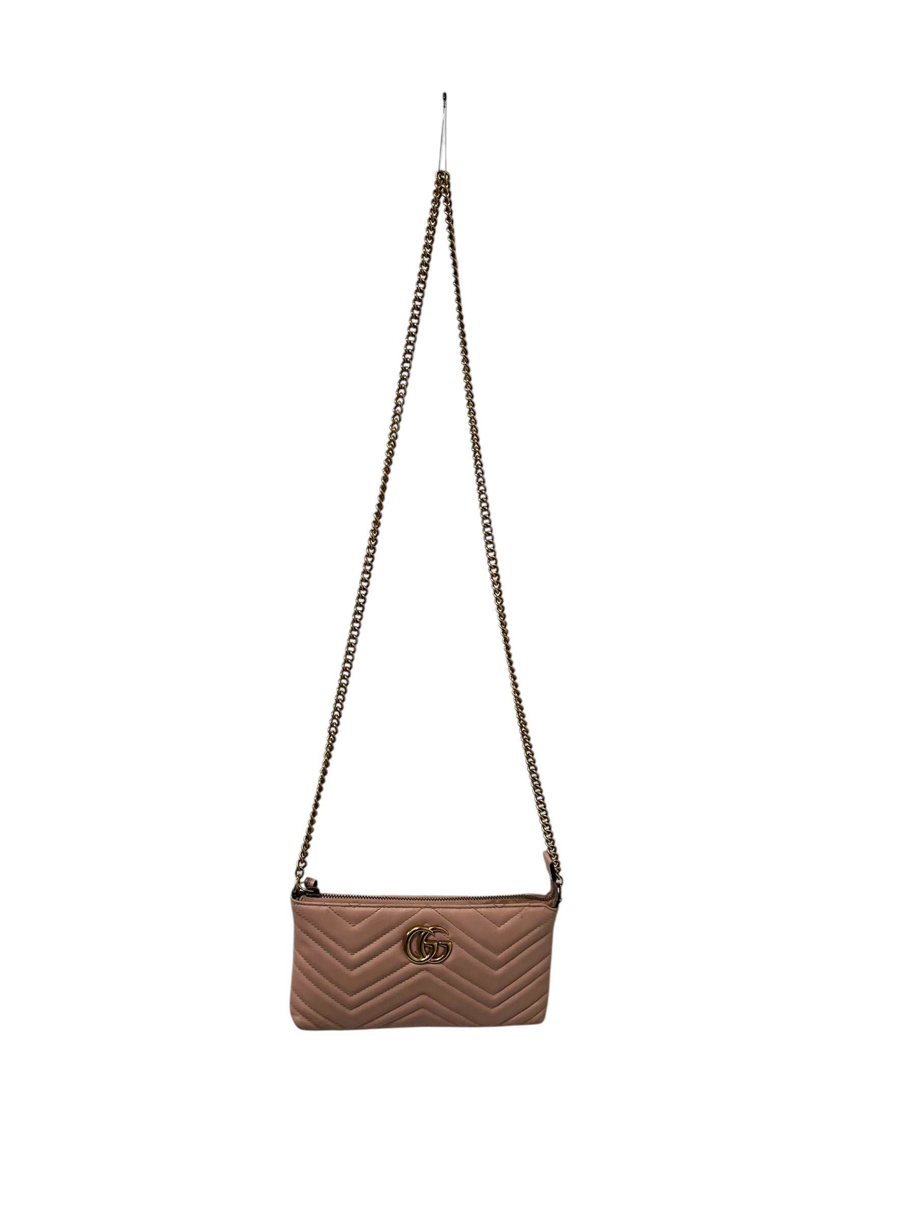 GUCCI/Cross Body Bag/Leather/PNK/w92c7tg view 3