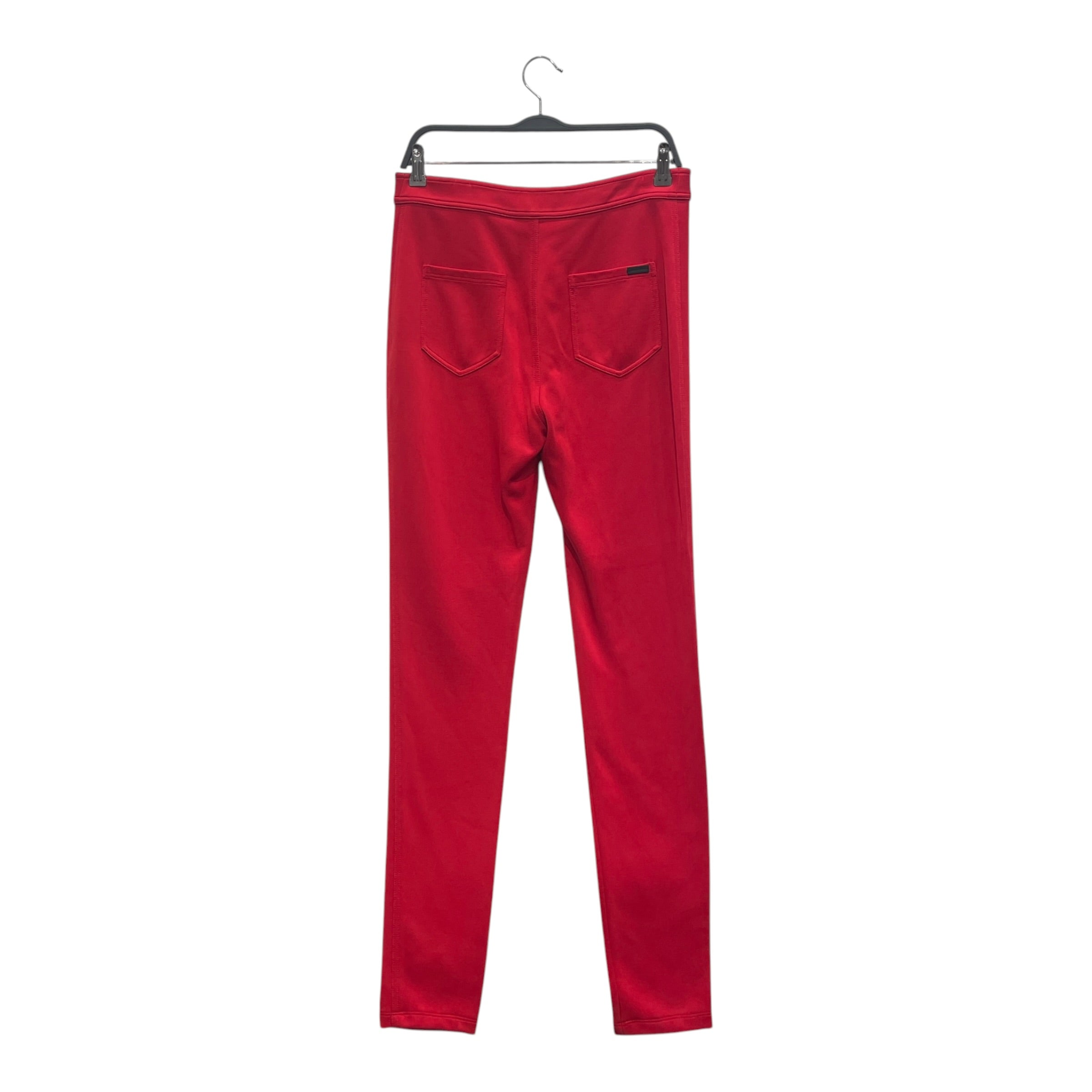 SAINT LAURENT/Skinny Pants/42/Cotton/RED/DISCOPANTS view 2