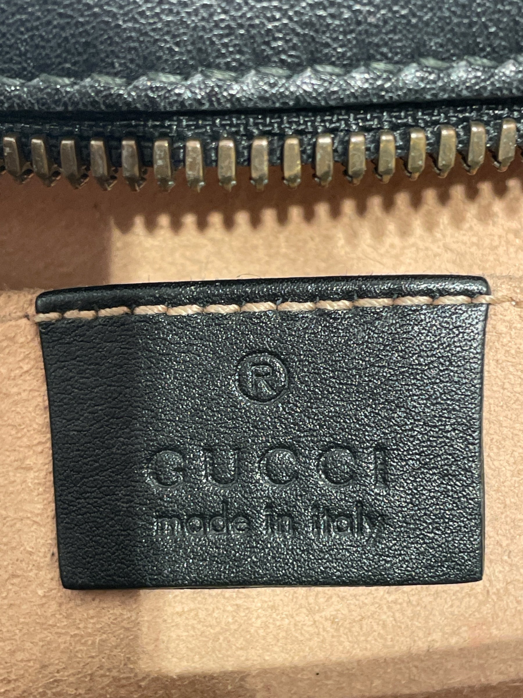 GUCCI/Cross Body Bag/Leather/BLK/marmont view 4