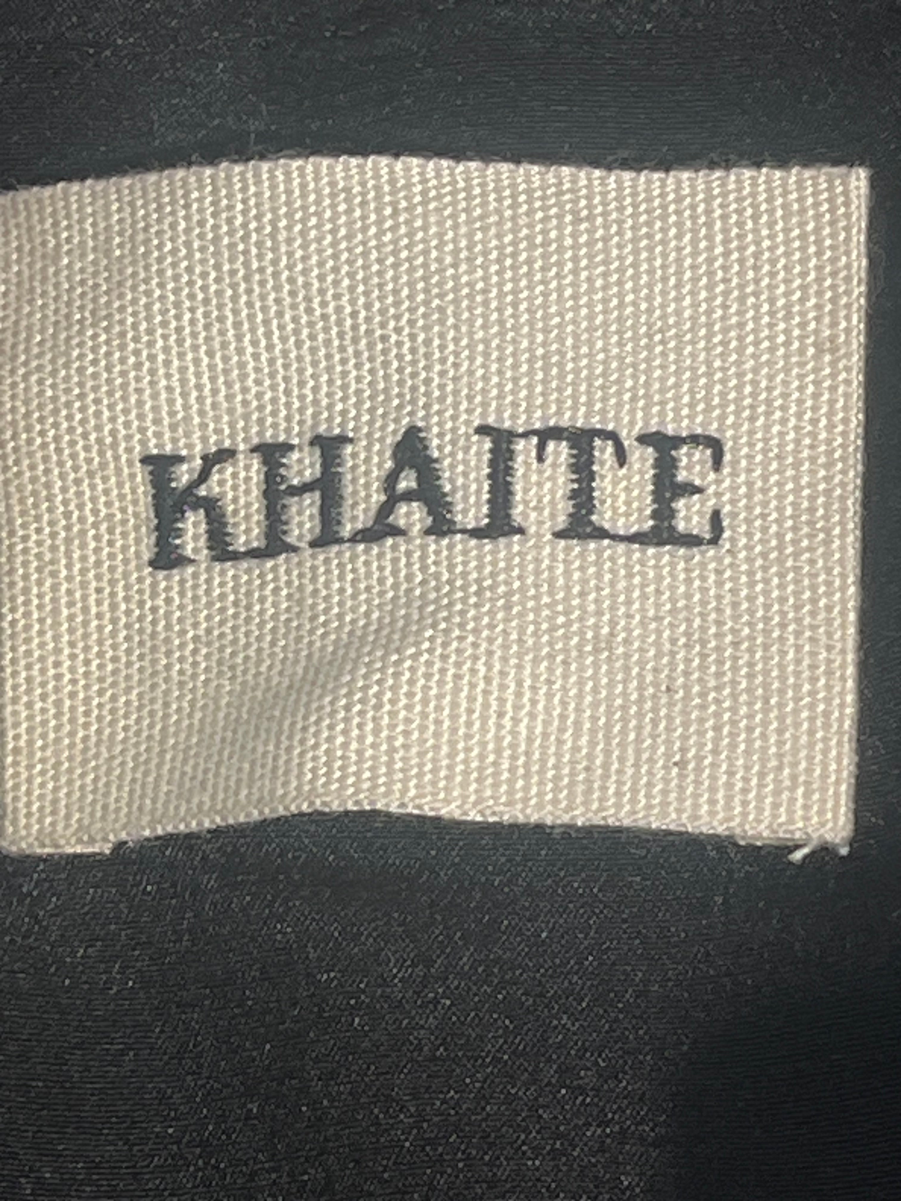 KHAITE/SL Cut & Sew/4/Cotton/BLK/CORSET ZIP BACK view 3
