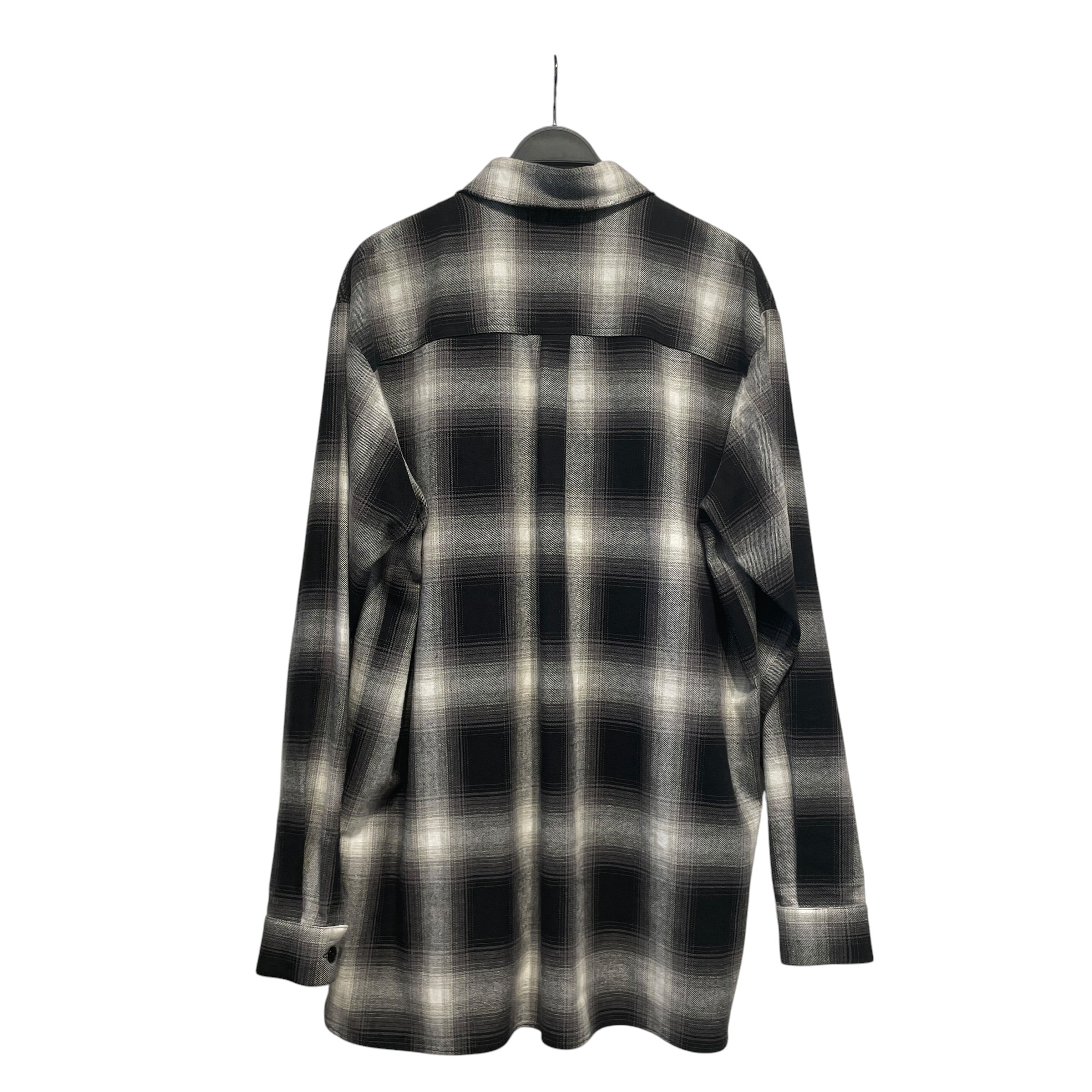 Luu Dan/LS Shirt/L/Cotton/GRY/Plaid/ view 2