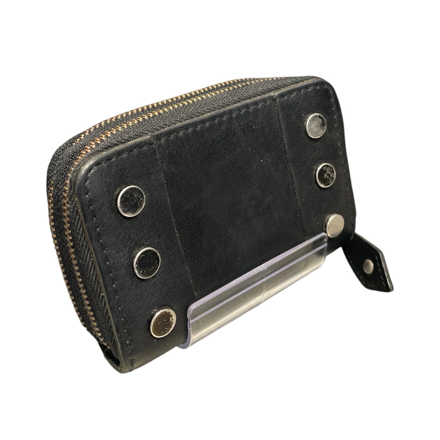 Vivienne Westwood/Wallet/Leather/BLK/L's/ZIPPER BIFOLD view 2