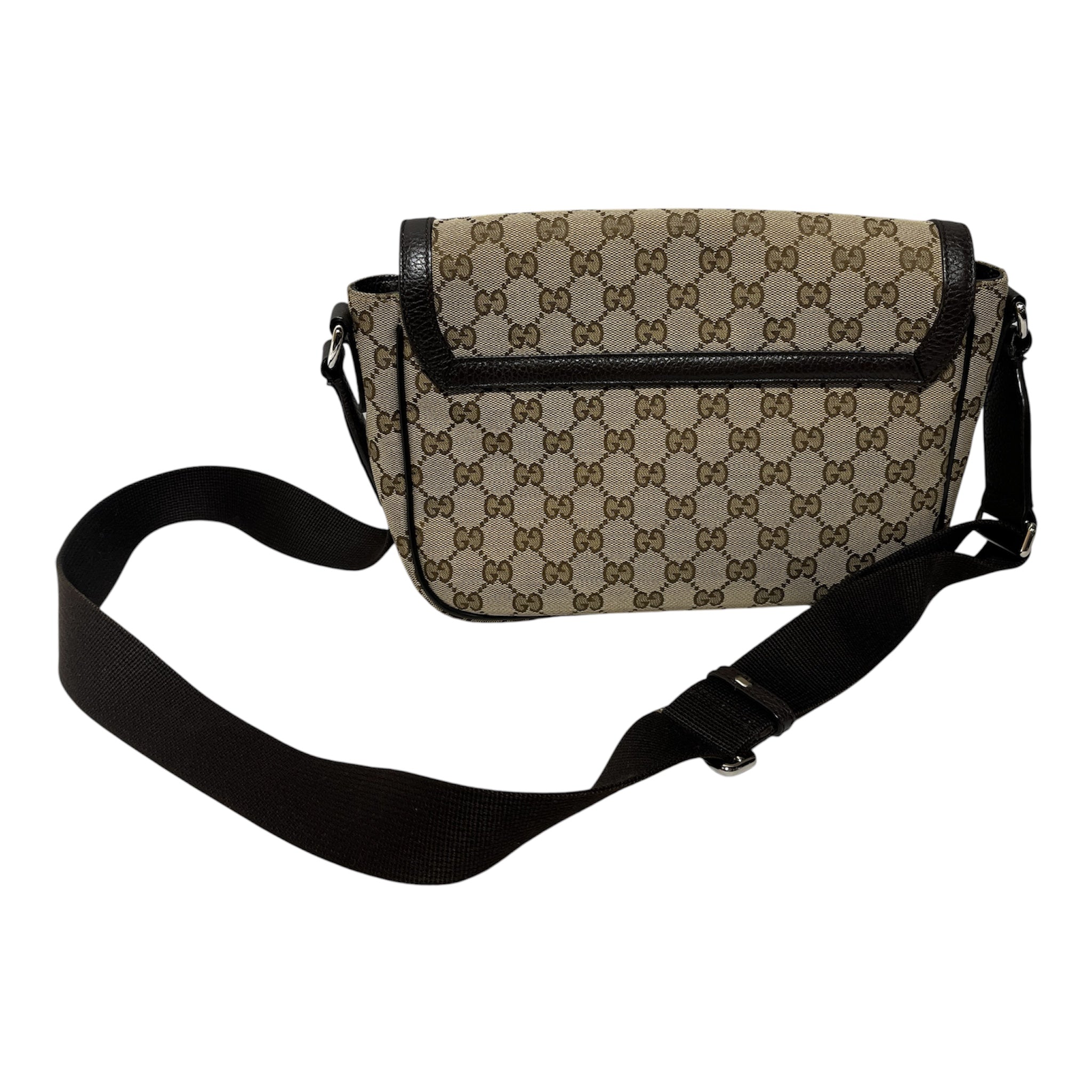 GUCCI/Cross Body Bag/Monogram/Cotton/KHK/Ophidia Crossbody Bag view 2