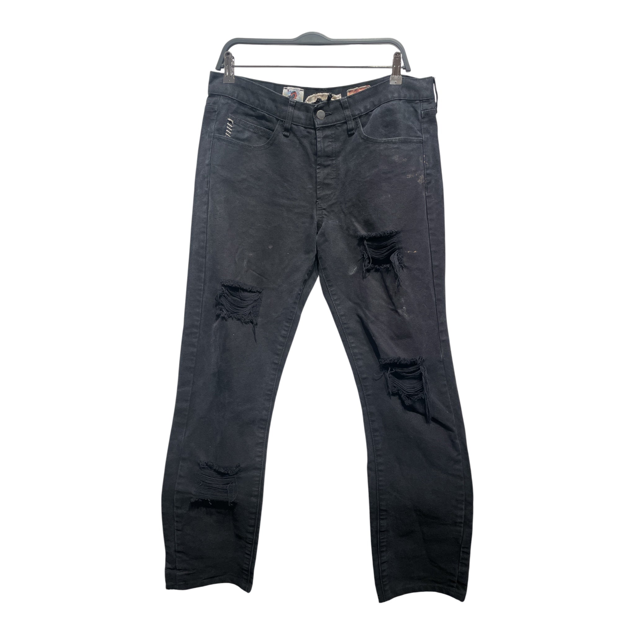 OFF-WHITE/Pants/34/Denim/BLK/ view 1