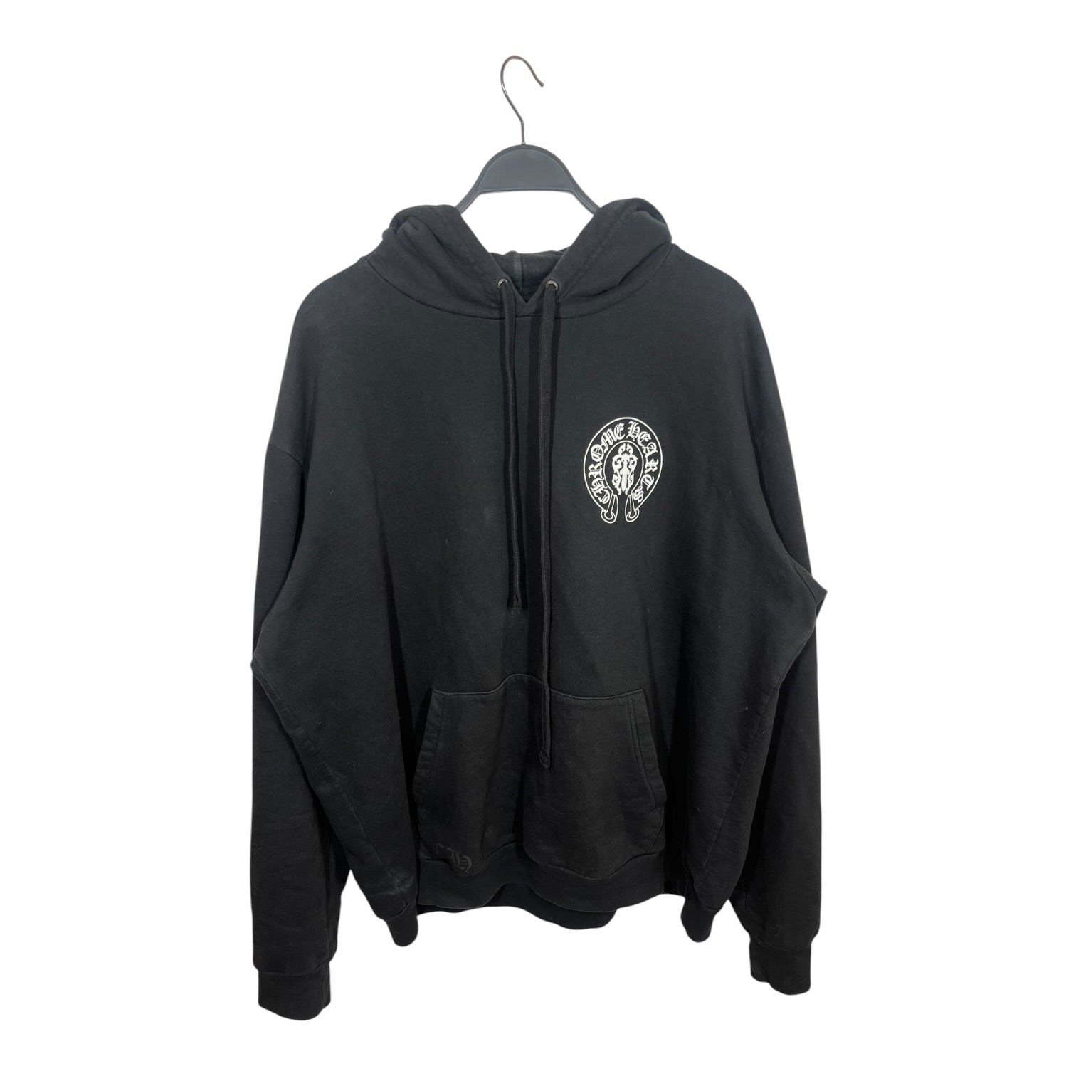 CHROME HEARTS/Hoodie/XL/Graphic/Cotton/BLK/USA FLAG GRAPHIC view 1