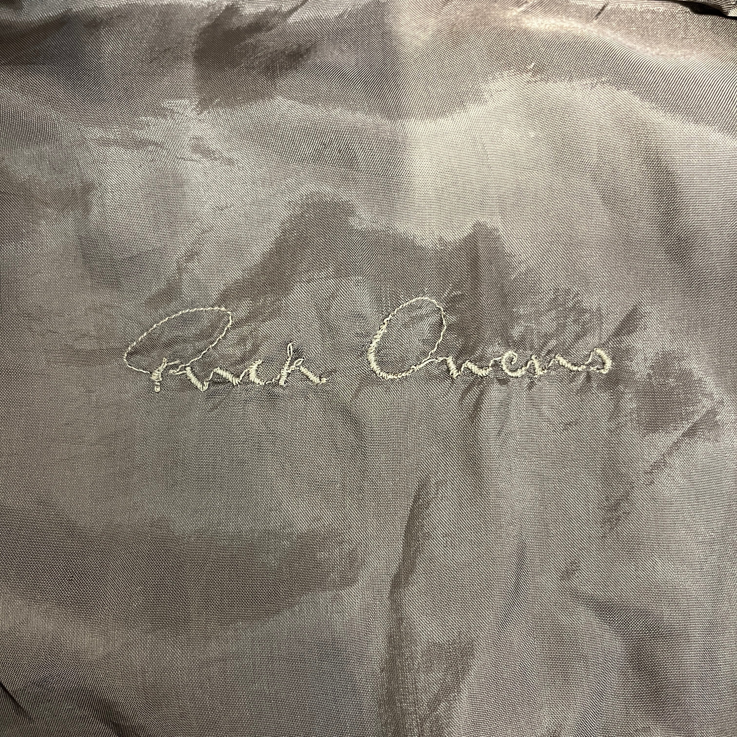Rick Owens/Leather Jkt/8/Lambskin/BRW/0034 DUST aysymetric zip view 3