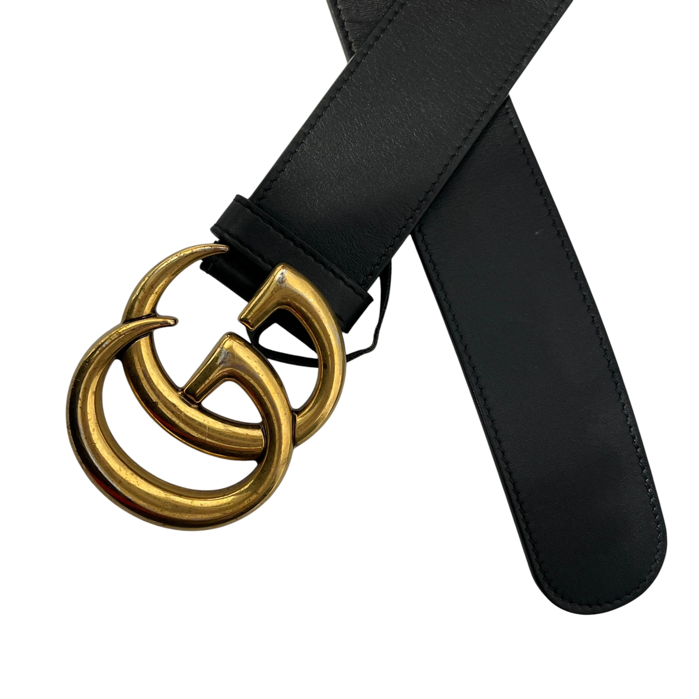 GUCCI/Belt/Leather/BLK/M's/MARMOT BELT view 2