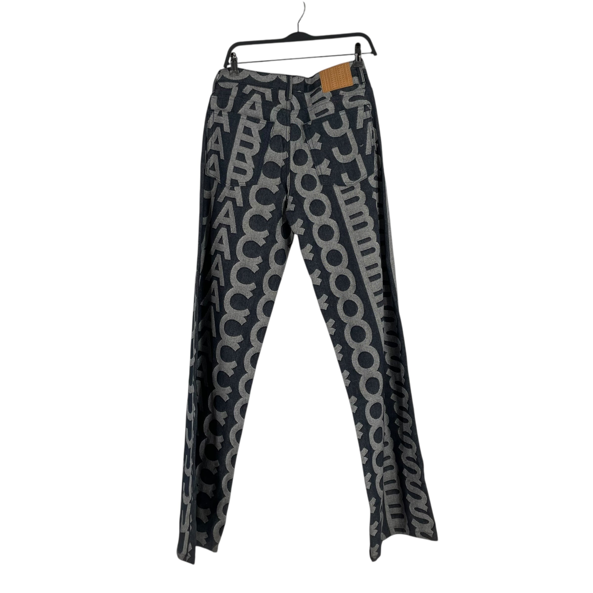 MARC JACOBS/Wide Leg Pants/29/Denim/BLU/text all over view 2
