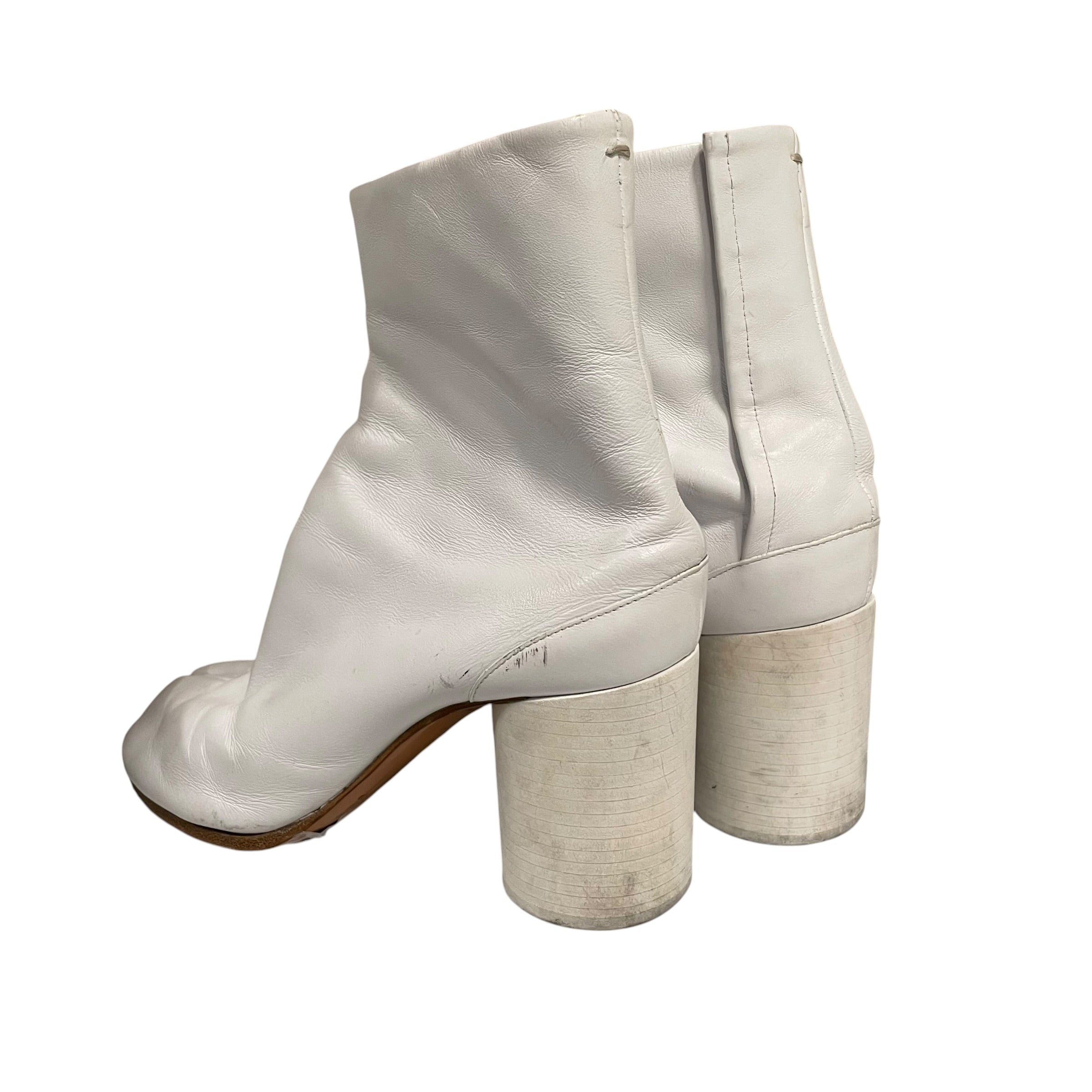 Maison Margiela/Heels/EU 38/Leather/WHT/HI TOP TABI view 2