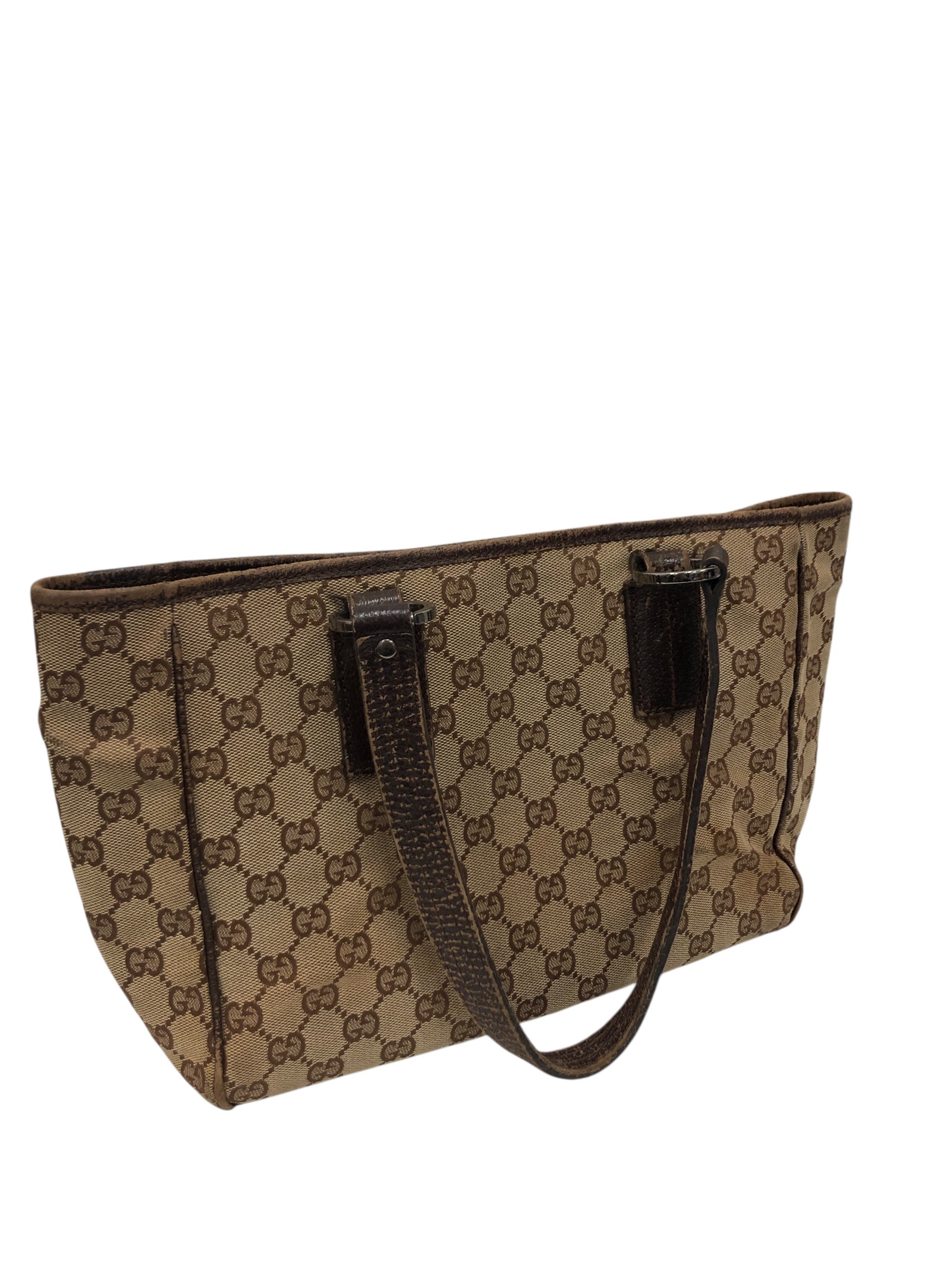 GUCCI/Tote Bag/Monogram/BRW/GG MONO TOTE view 2