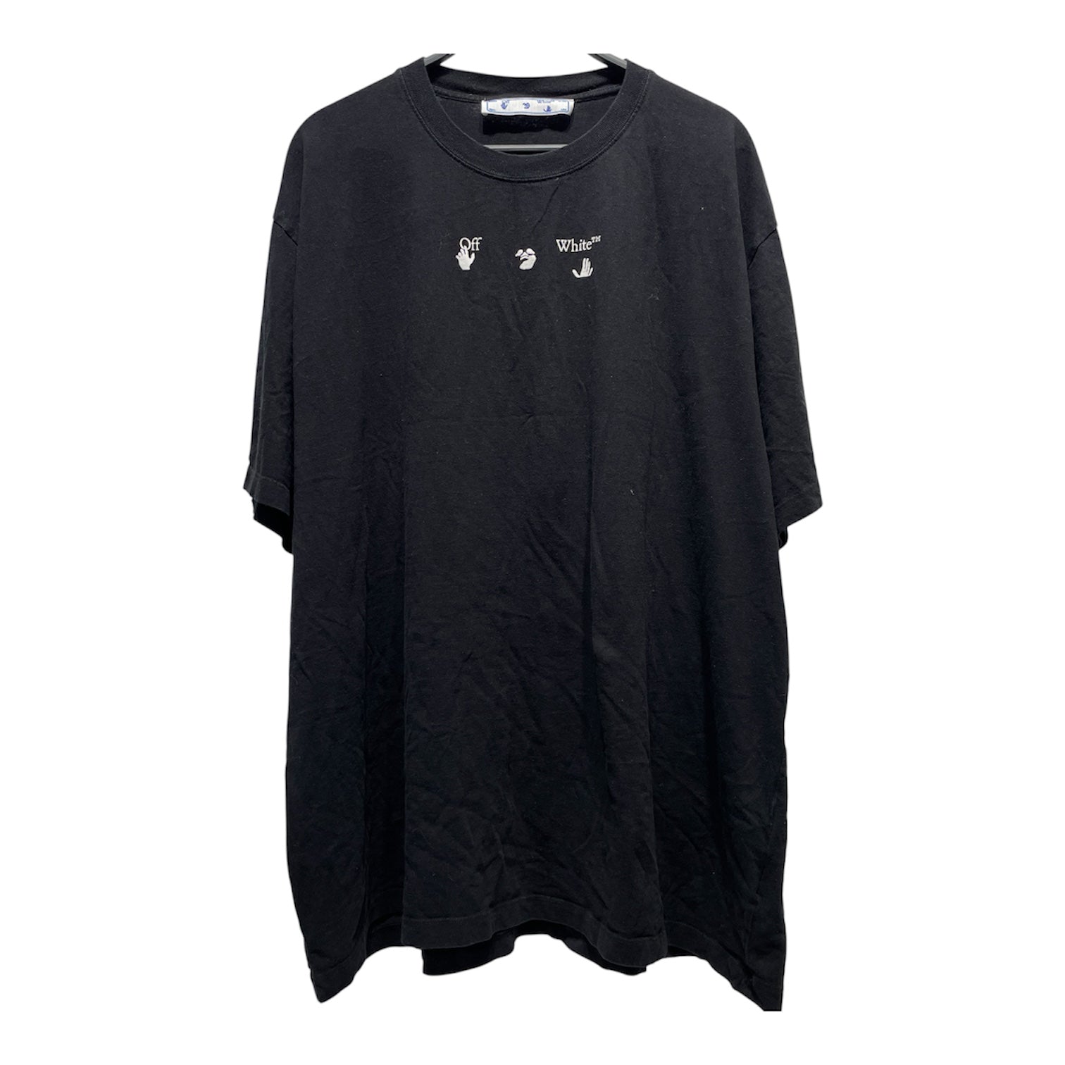 OFF-WHITE/T-Shirt/Cotton/BLK/ view 1