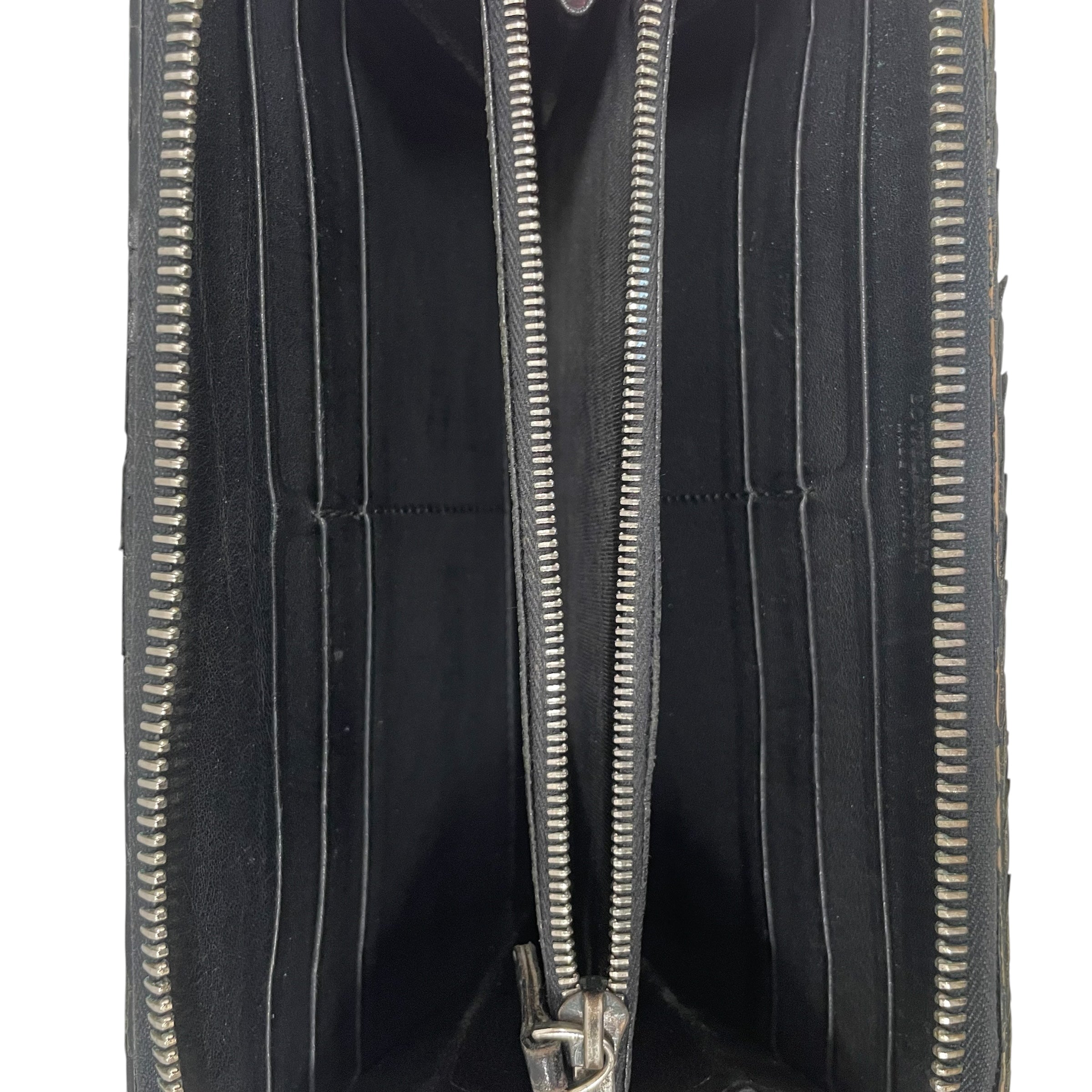 BOTTEGA VENETA/Long Wallet/Leather/BLK/L's/intrecciato clutch/114076v6141 view 3