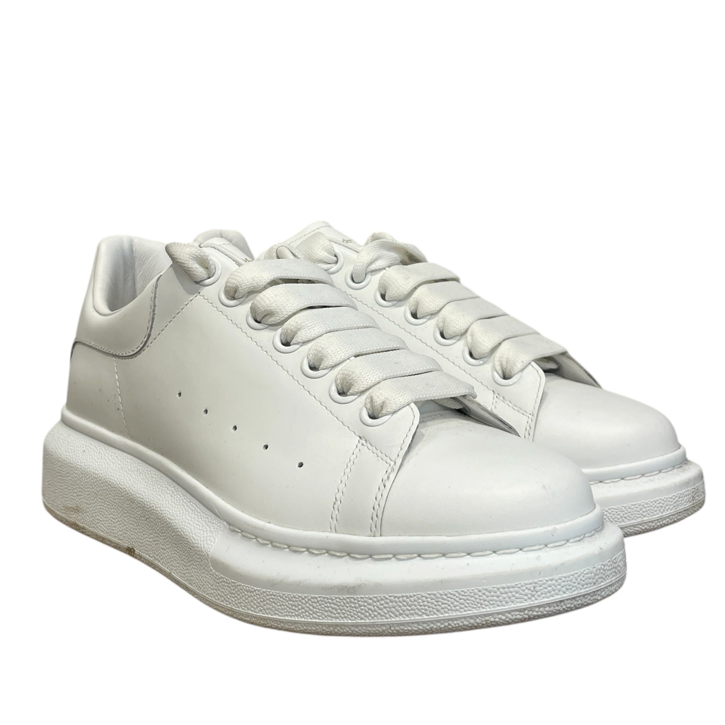 Alexander McQueen/Low-Sneakers/US 8/Leather/WHT/larry sneaker white mcqueen view 2