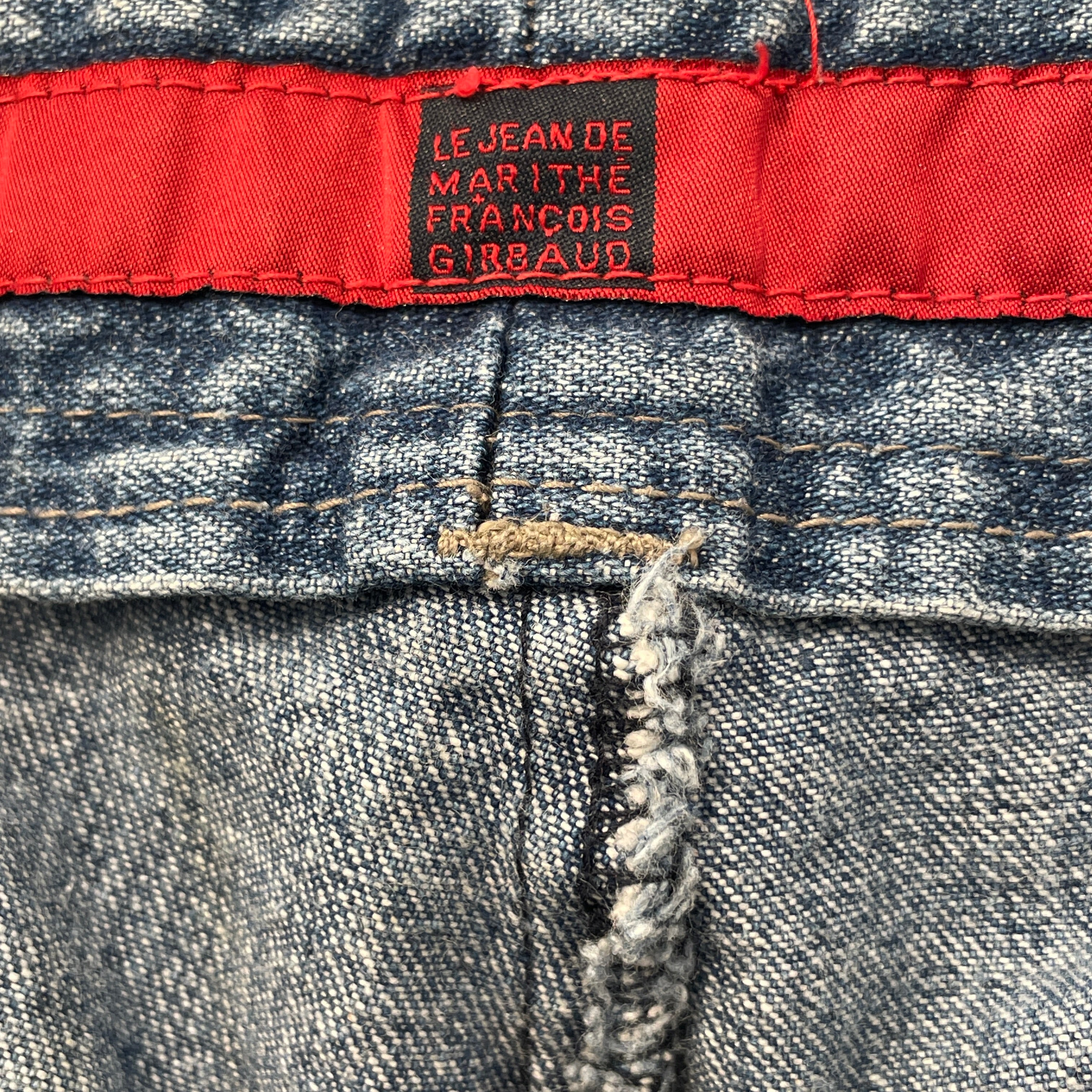 MARITHE FRANCOIS GIRBAUD/Straight Pants/36/Denim/BLU/ view 4