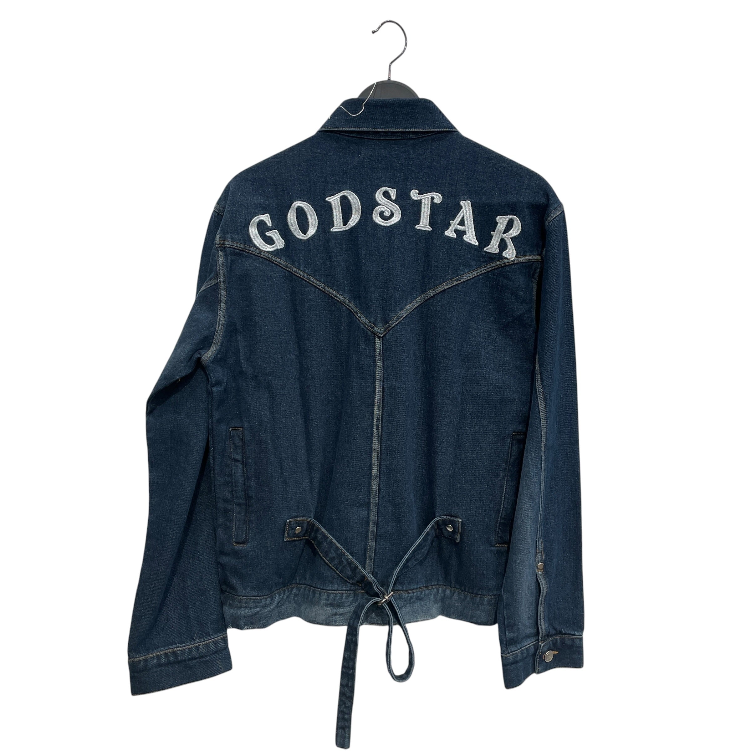 YOUTHS IN BALACLAVA/Denim Jkt/L/Denim/BLU/"GODSTAR" embroidered view 2