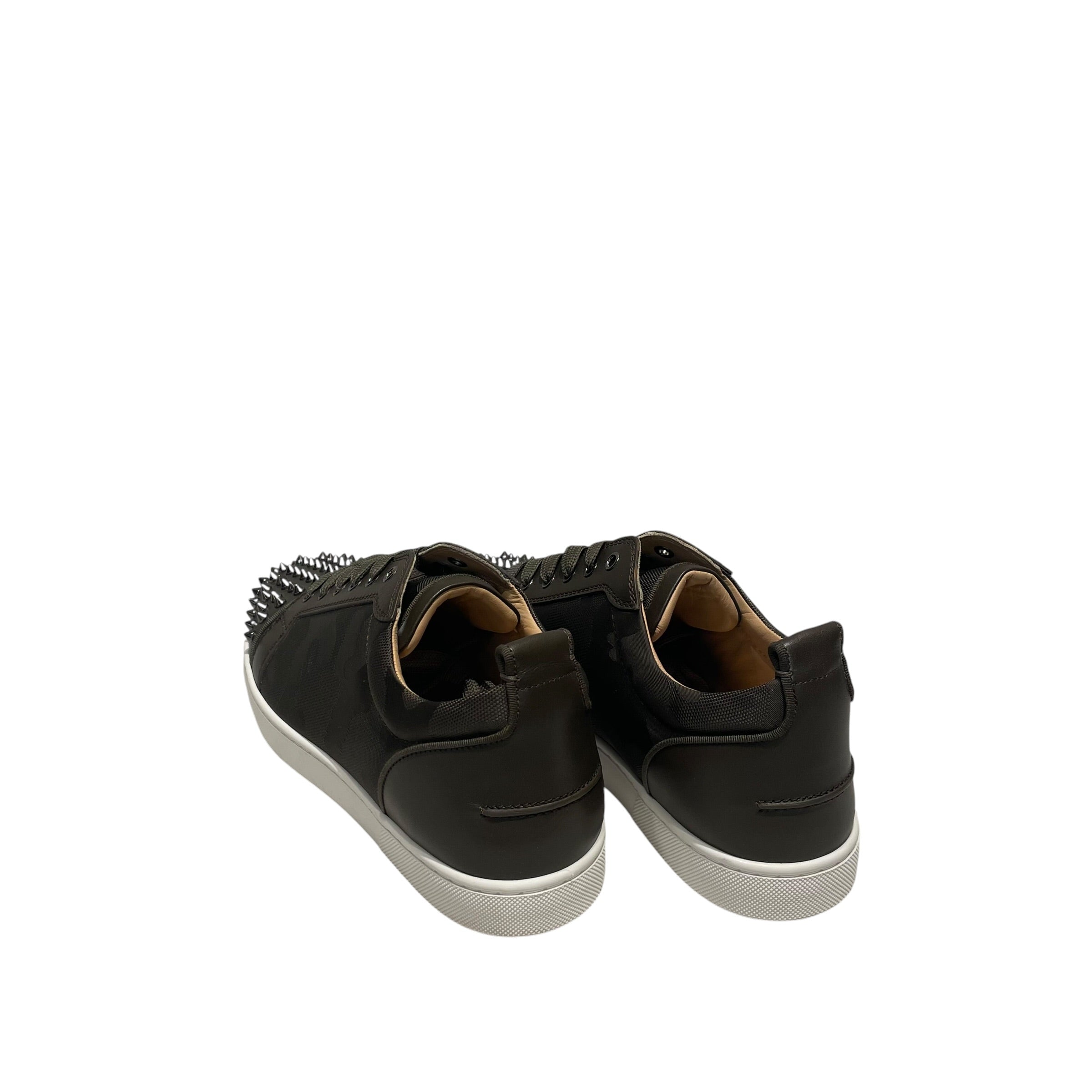 Christian Louboutin/Low-Sneakers/EU 42.5/Camouflage/Nylon/GRN/Army Junior Spikes view 4
