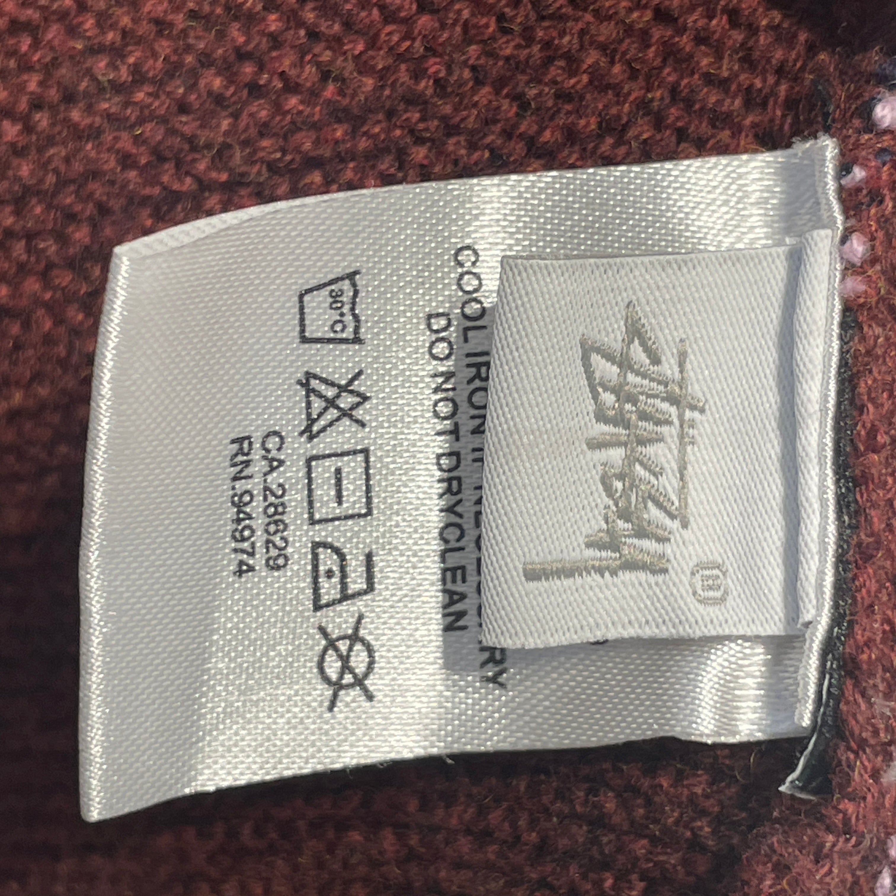 STUSSY/Cardigan/XL/Cotton/BRW/ view 3