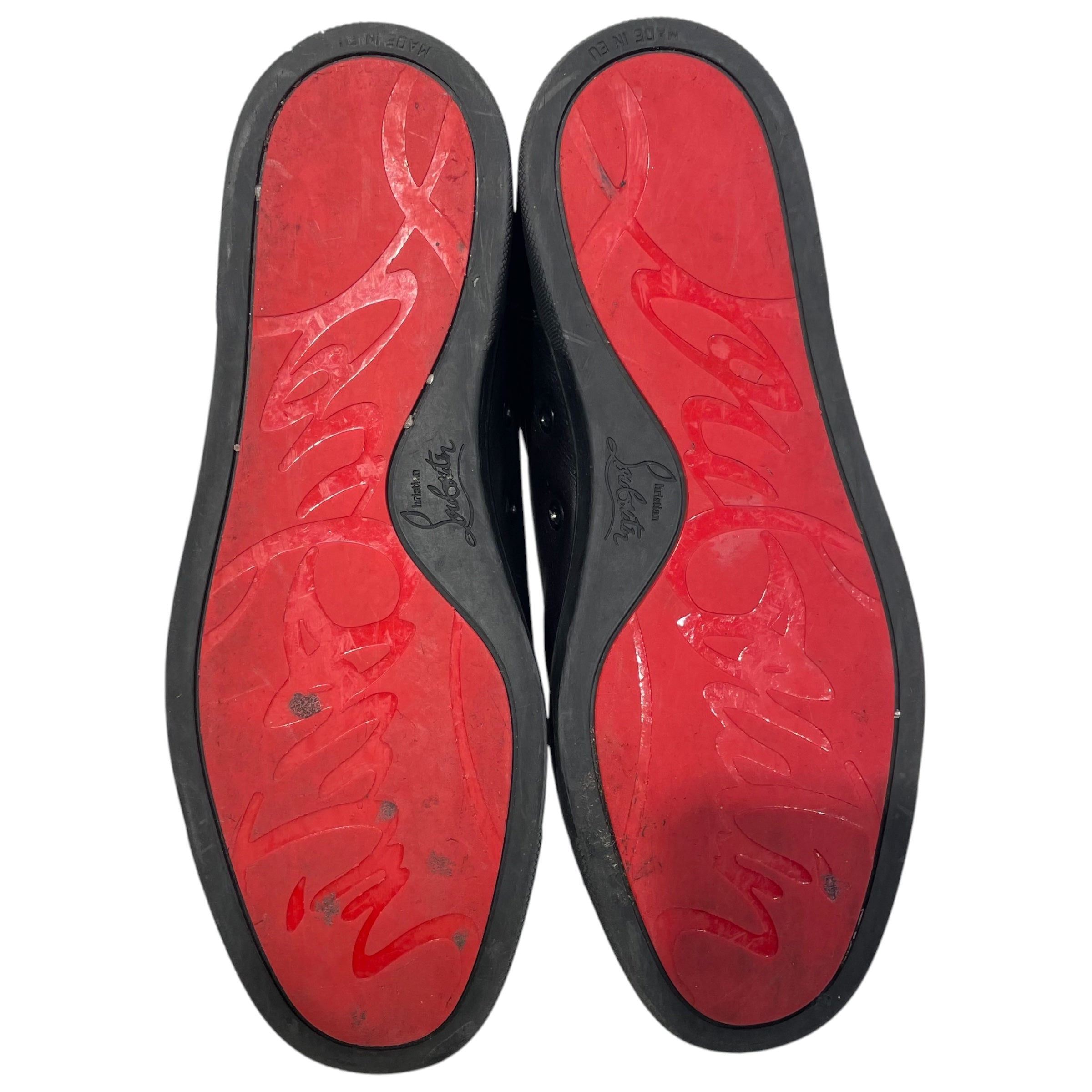 Christian Louboutin/Low-Sneakers/EU 40/Leather/BLK/ view 3