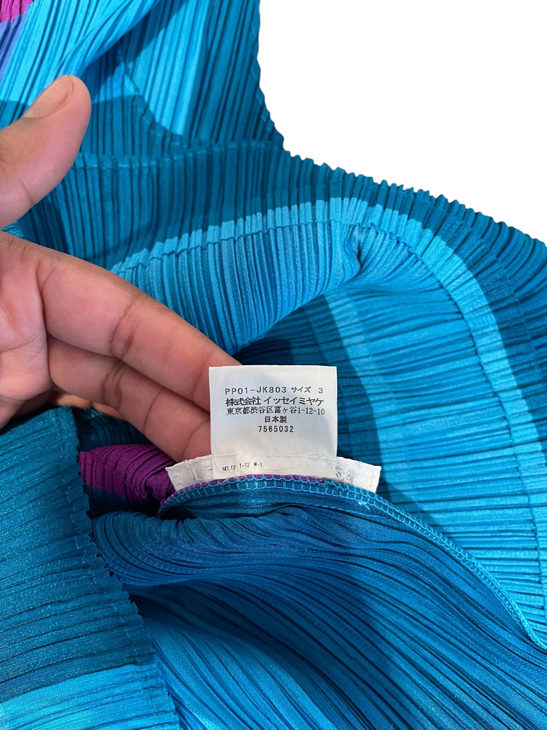 PLEATS PLEASE ISSEY MIYAKE/SL Cut & Sew/Stripe/Cotton/MLT/PLEATS PLEASE SL SHIRT view 3