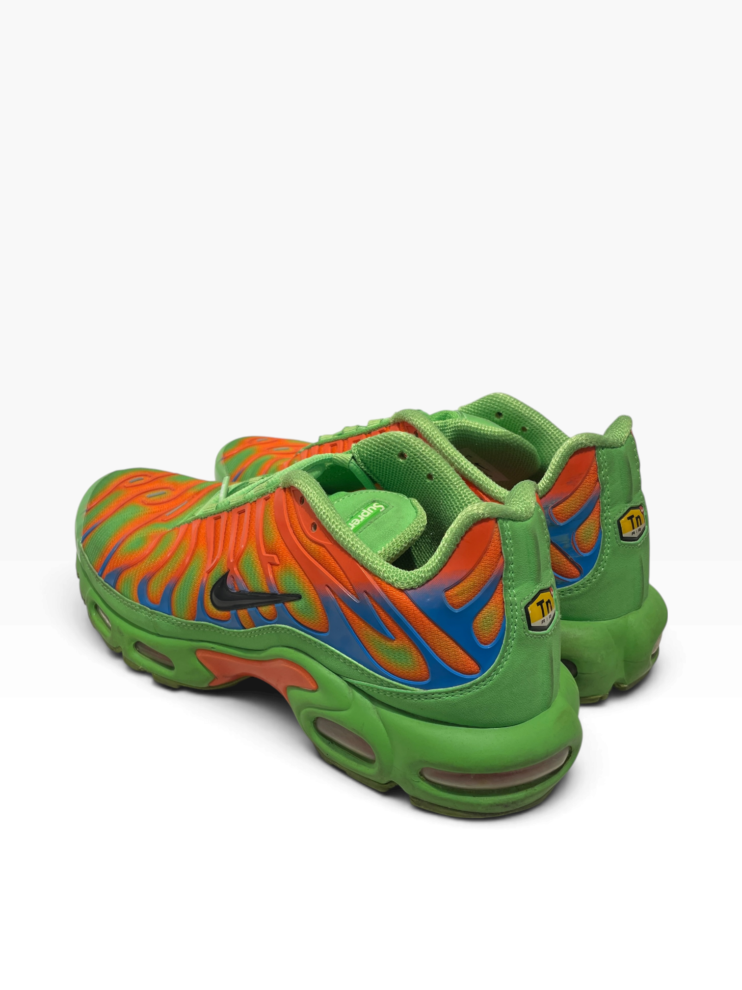NIKE/Supreme/Low-Sneakers/US 9/All Over Print/Acrylic/MLT/mean green view 2